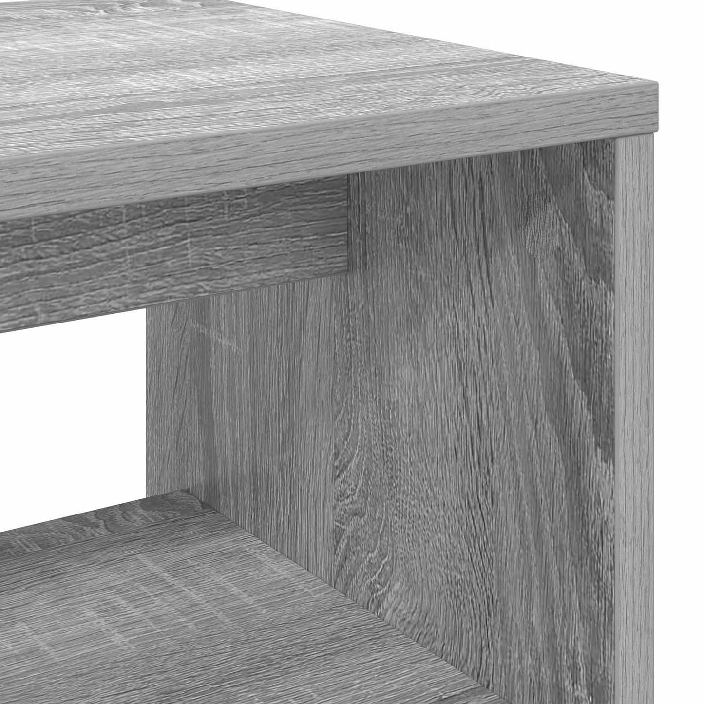 vidaXL Ντουλάπι TV 80 x 30 x 40 εκ Γκρίζο Σονομα Επεξεργασμένο Ξύλο