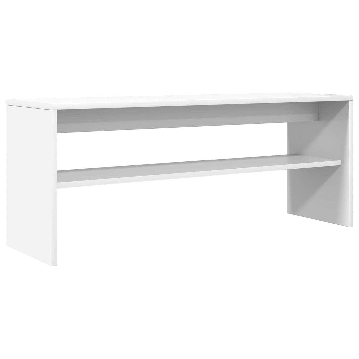 vidaXL Ντουλάπι TV 100 x 30 x 40 εκ Λευκό Επεξεργασμένο Ξύλο