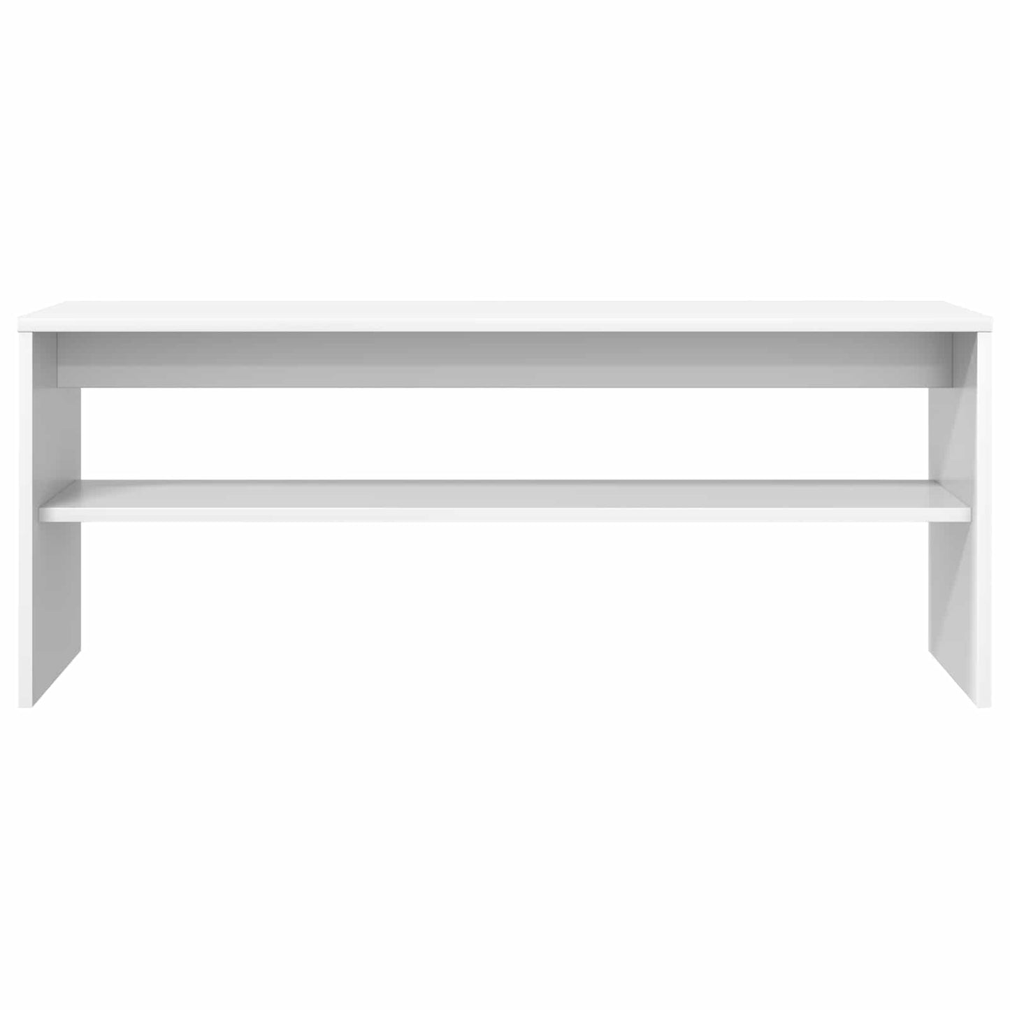 vidaXL Ντουλάπι TV 100 x 30 x 40 εκ Λευκό Επεξεργασμένο Ξύλο
