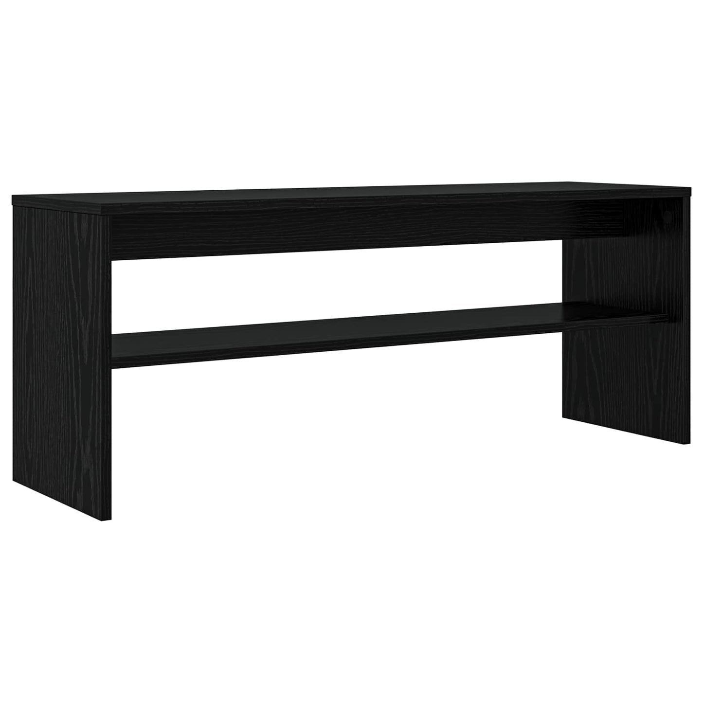 vidaXL Ντουλάπι TV 100 x 30 x 40 εκ Μαύρη Οξυά Επεξεργασμένο Ξύλο