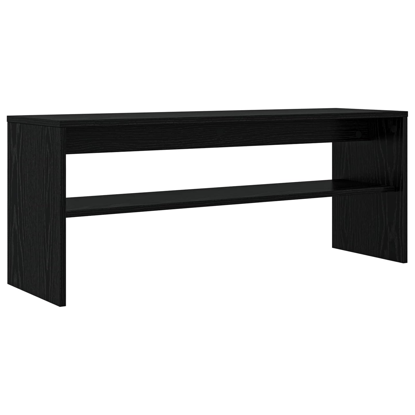 vidaXL Ντουλάπι TV 100 x 30 x 40 εκ Μαύρη Οξυά Επεξεργασμένο Ξύλο