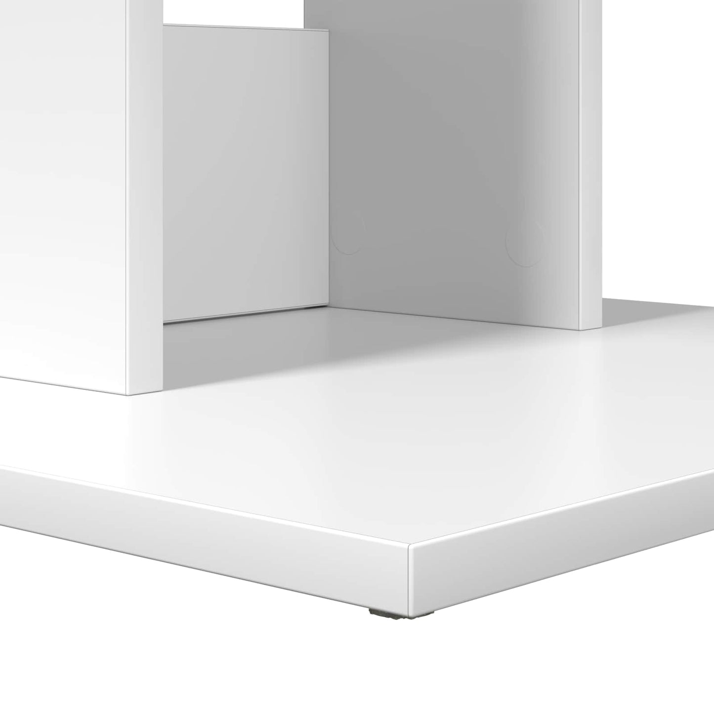 vidaXL Τραπεζάκι Πλευράς Λευκό 45 x 40 x 62,5 εκ. Επεξεργασμένο ξύλο