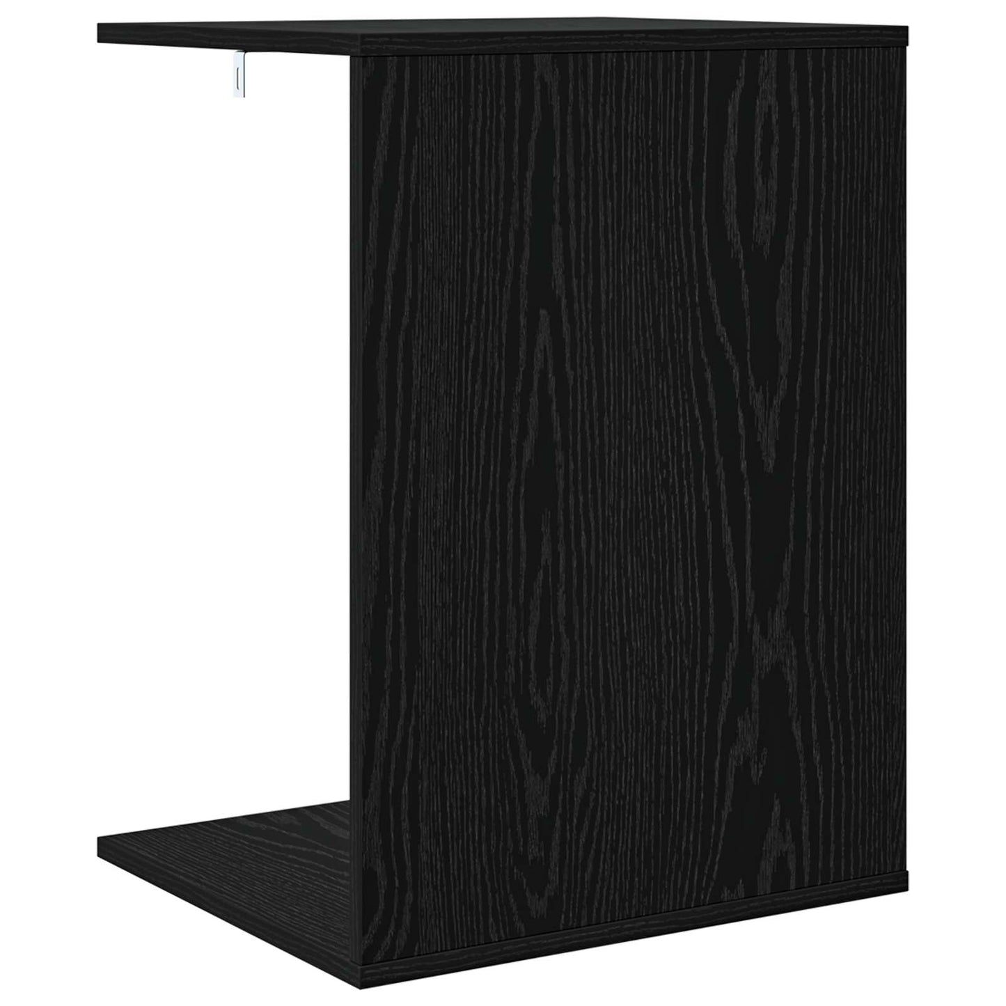 vidaXL Τραπεζάκι Πλευράς Μαύρη Οξυά 45 x 40 x 62,5 εκ.