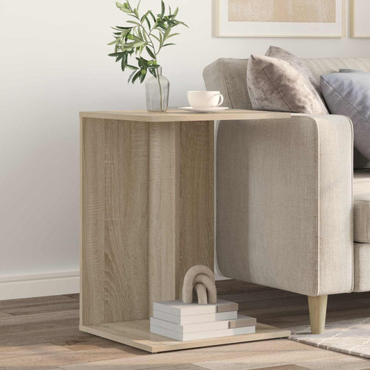 vidaXL Τραπεζάκι Πλευράς Δρύς Sonoma 45 x 40 x 62,5 εκ.