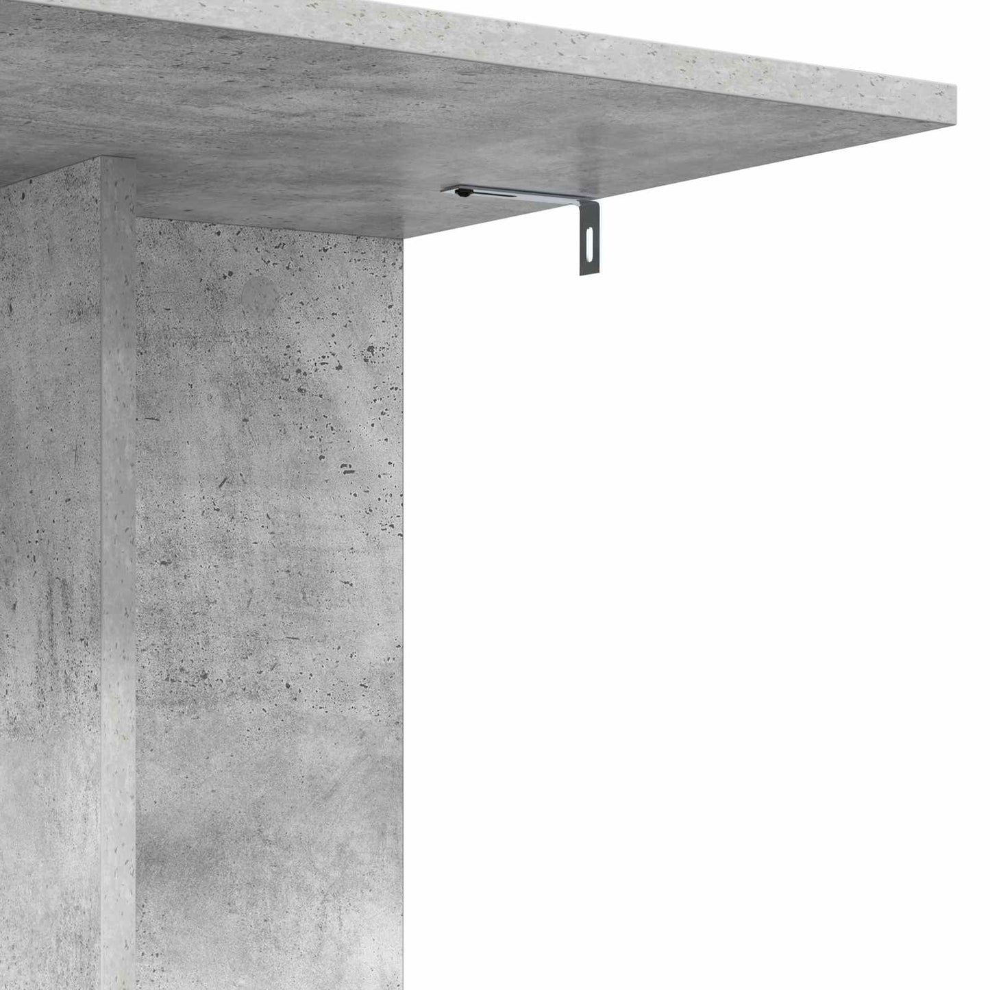 vidaXL Τραπεζάκι Πλευράς Σκυρόδεμα Γκρι 45 x 40 x 62,5 εκ.