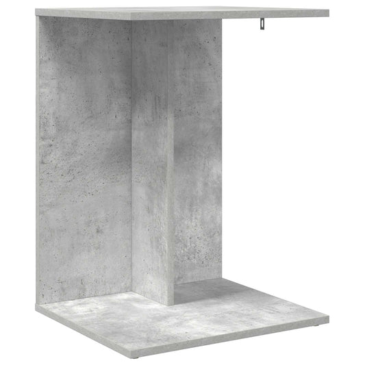 vidaXL Τραπεζάκι Πλευράς Σκυρόδεμα Γκρι 45 x 40 x 62,5 εκ.