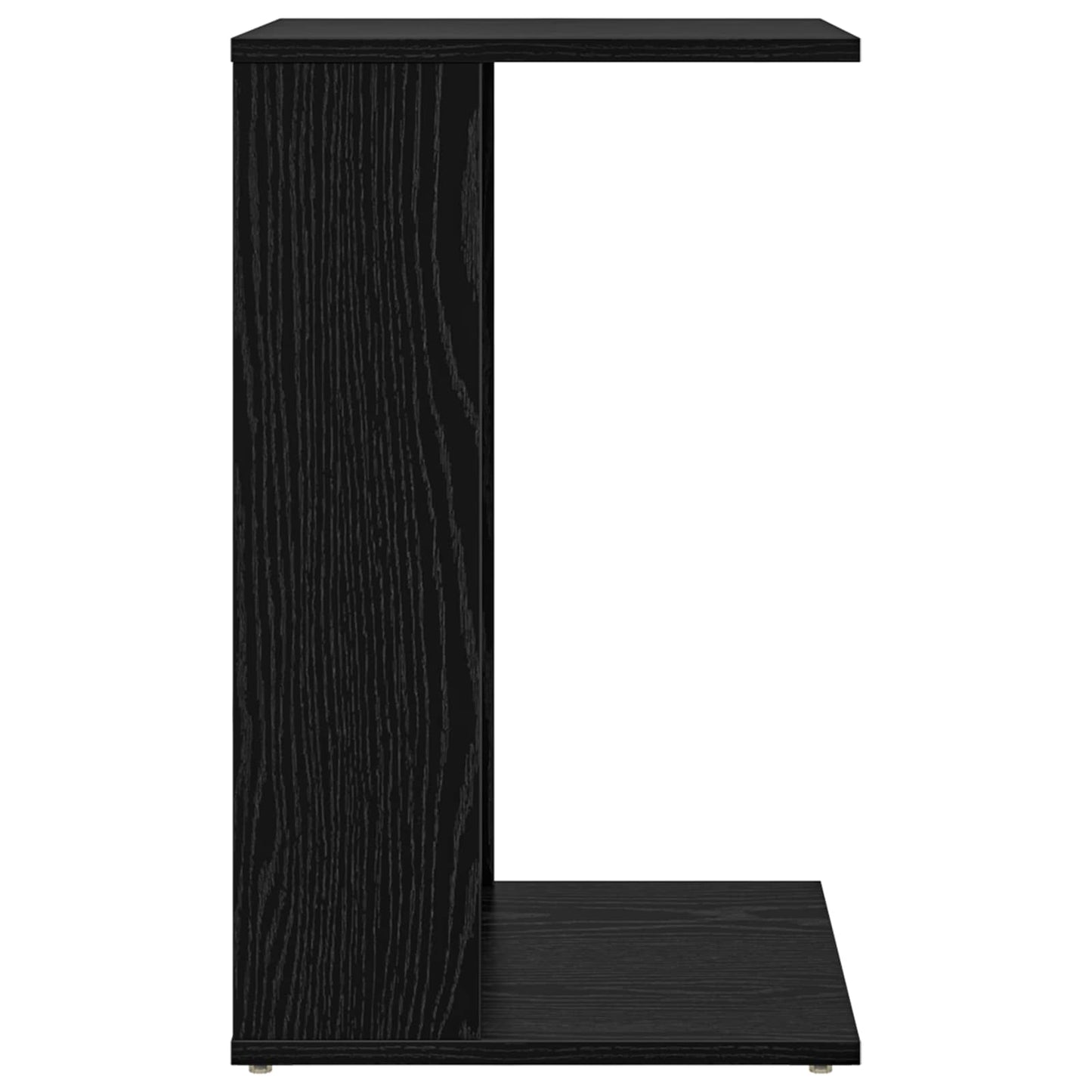 vidaXL Τραπεζάκι Πλευράς Μαύρη Οξυά 40 x 38 x 62,5 εκ