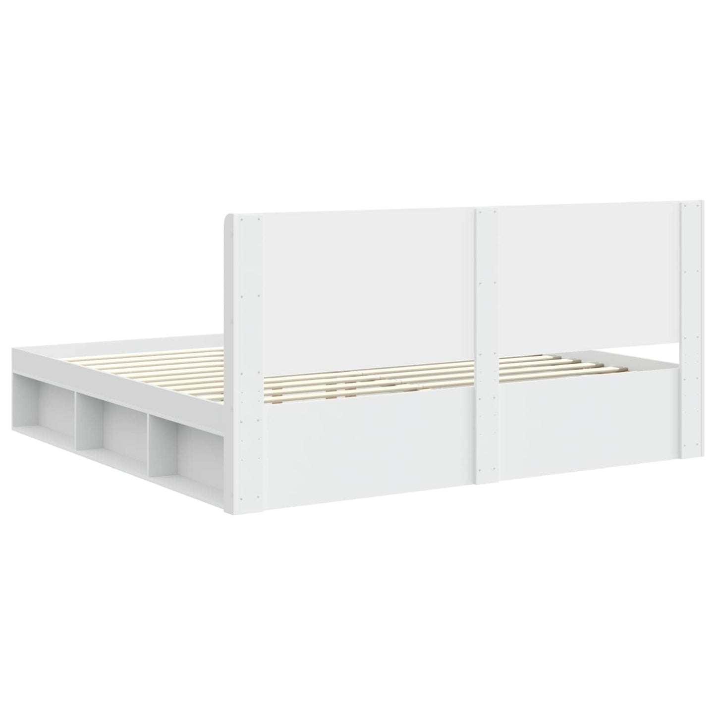 vidaXL Καλάθι με αποθήκη και κεφαλάρι Λευκό 200 x 200 cm