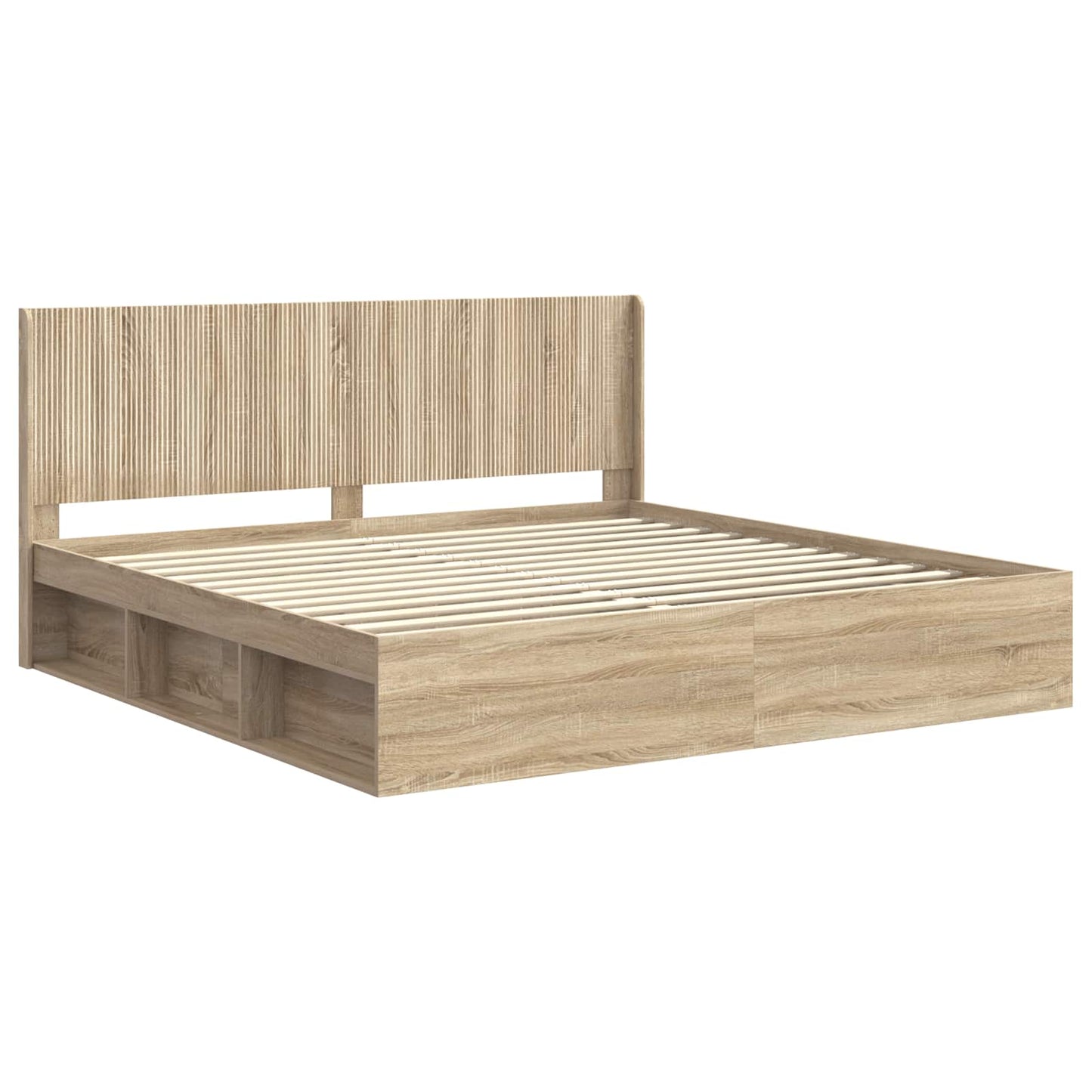 vidaXL Καλάθι με αποθήκη και κεφαλάρι Sonoma Δρυς 200 x 200 cm