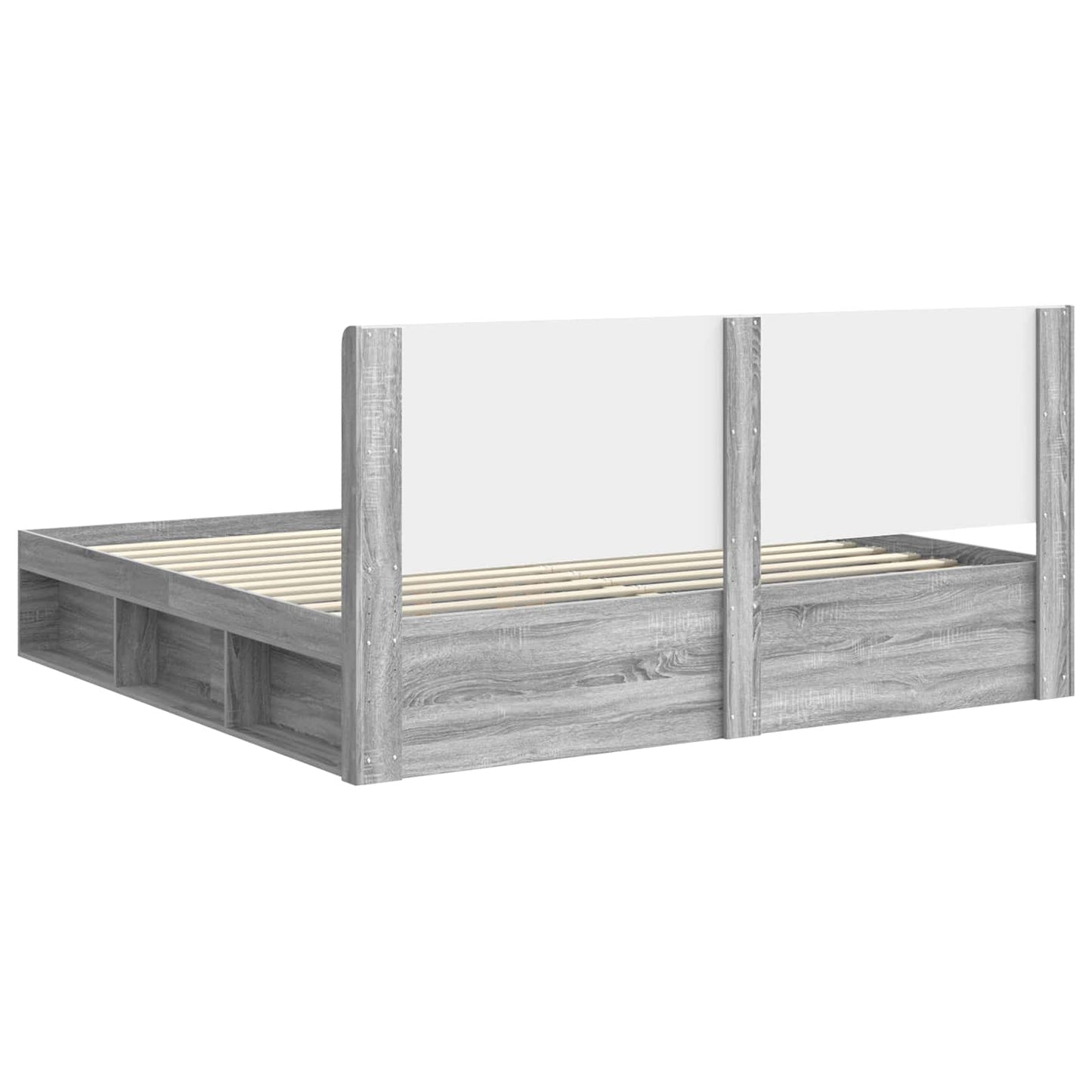 vidaXL Καλάθι με αποθήκη και κεφαλάρι Γκρι Sonoma 200 x 200 cm