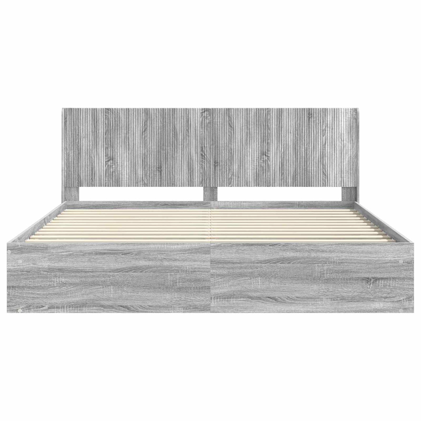 vidaXL Καλάθι με αποθήκη και κεφαλάρι Γκρι Sonoma 200 x 200 cm
