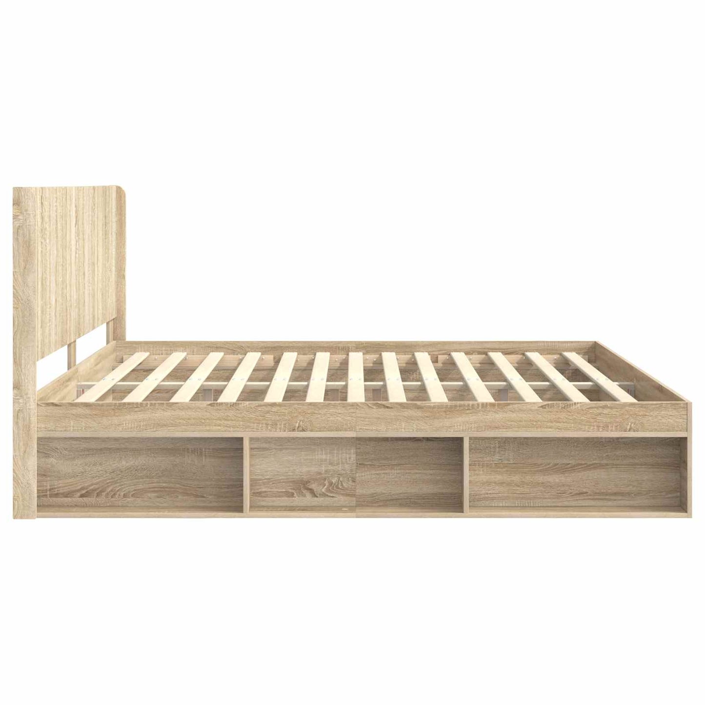 vidaXL Καλάθι με αποθήκη και κεφαλάρι Sonoma Δρυς 180 x 200 cm