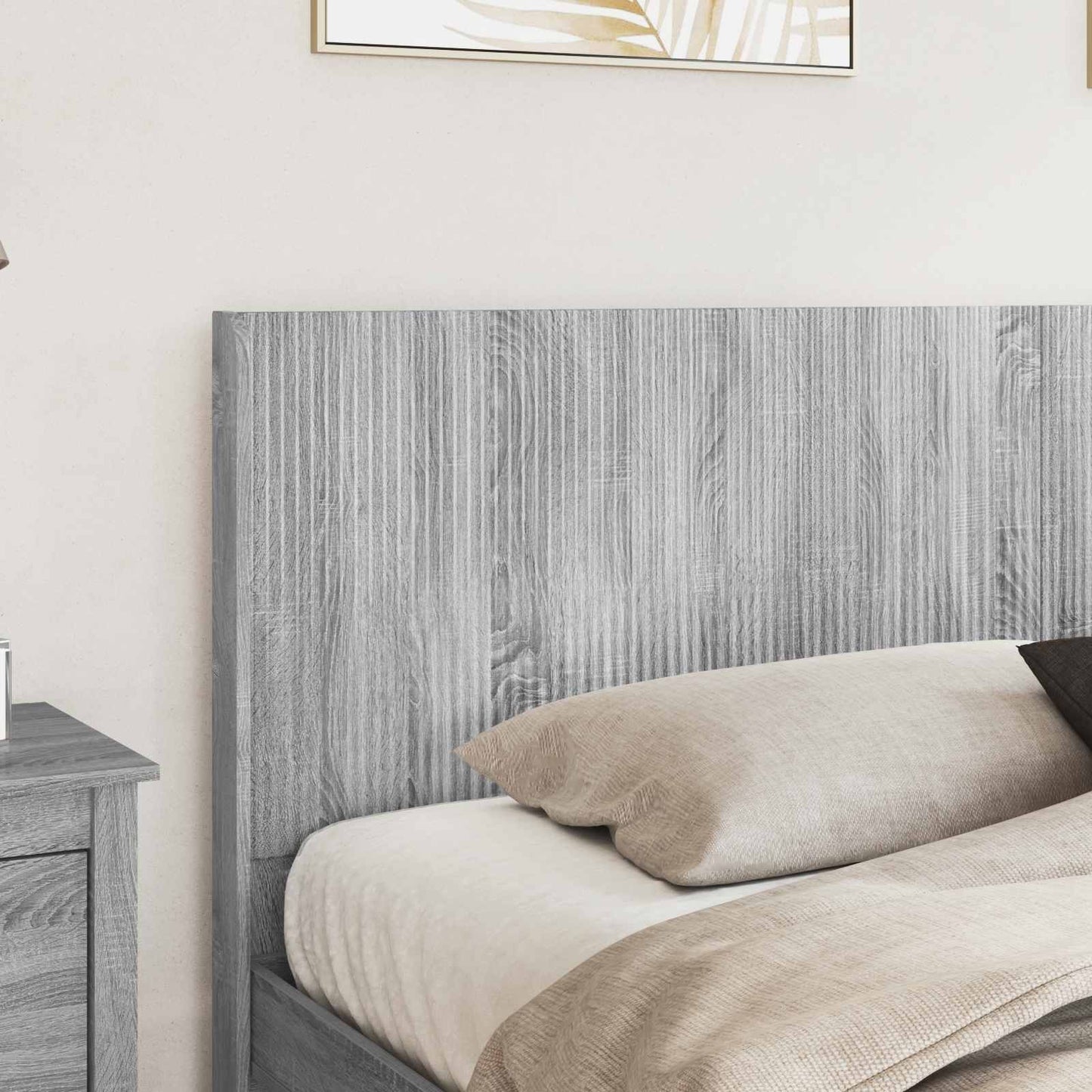 vidaXL Καλάθι με αποθήκη και κεφαλάρι Γκρι Sonoma 180 x 200 cm