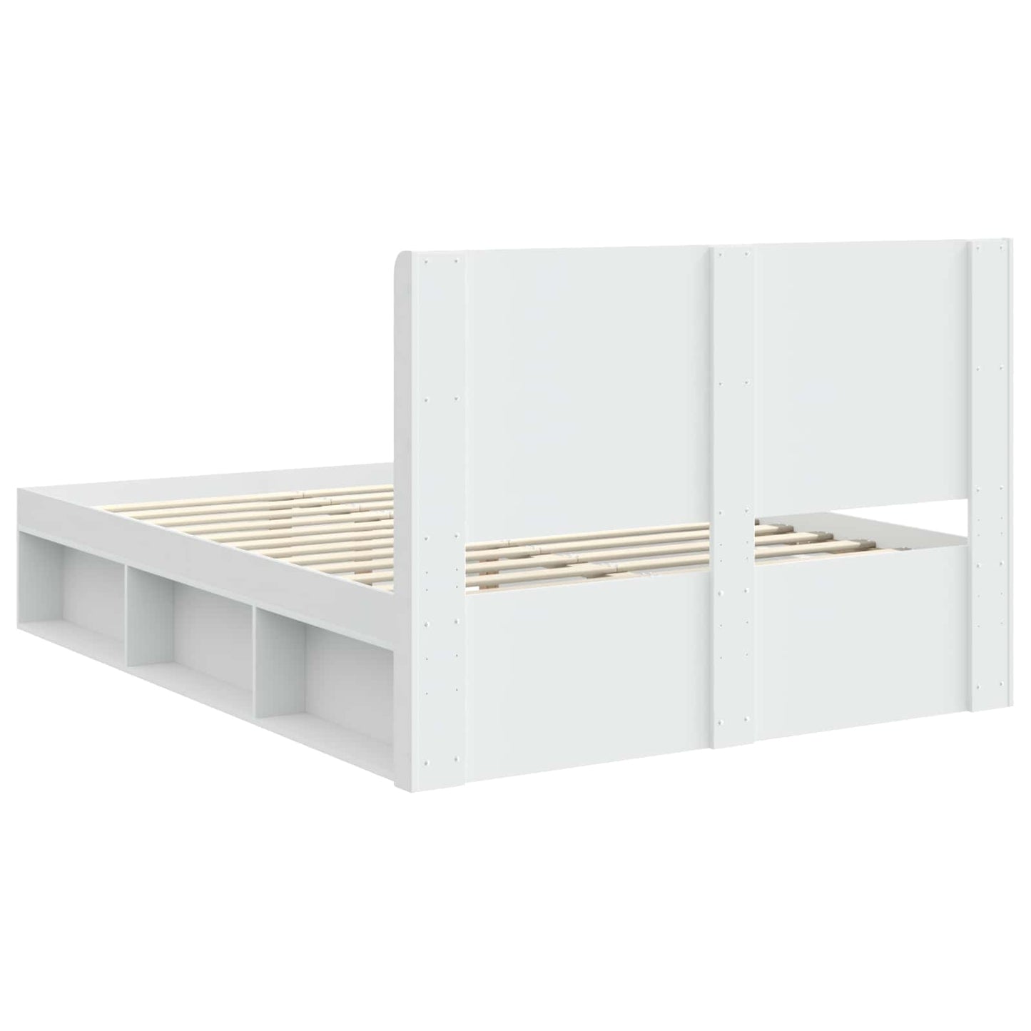 vidaXL Καλάθι με αποθήκη και κεφαλάρι Λευκό 150 x 200 cm