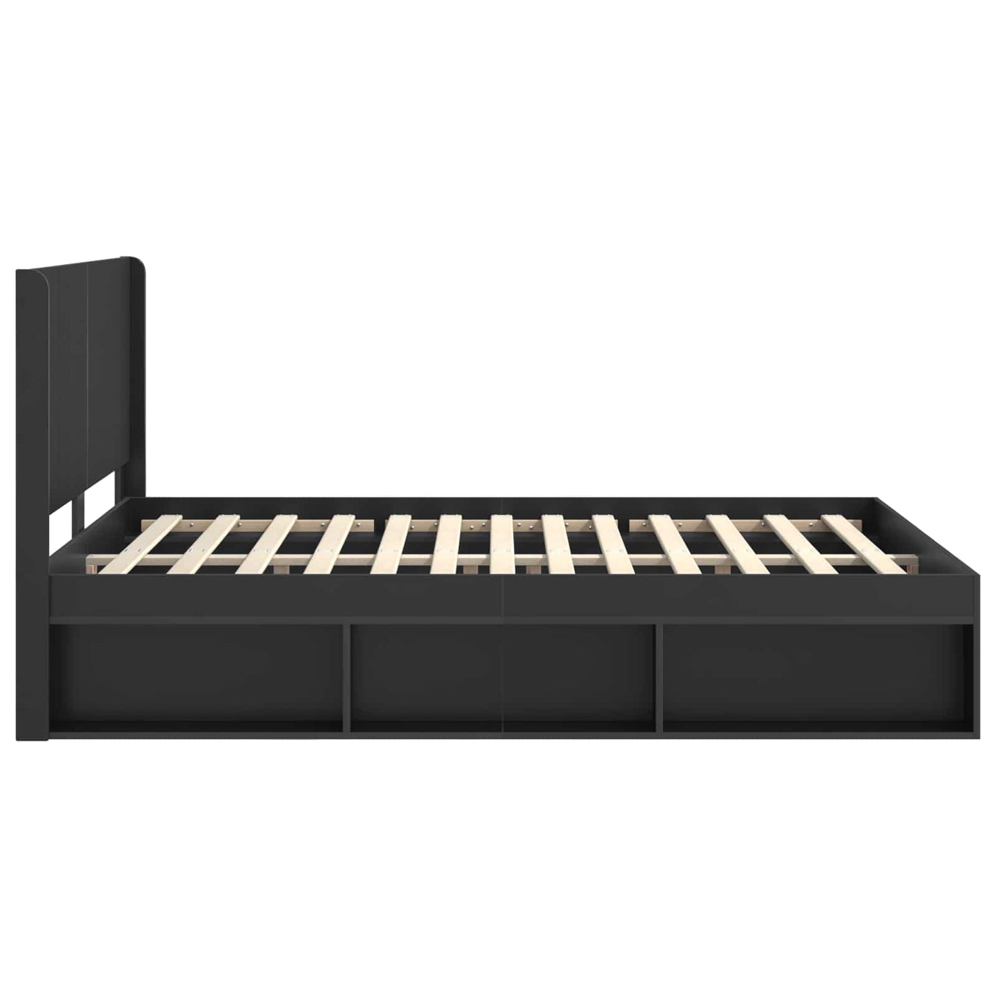vidaXL Καλάθι με αποθήκη και κεφαλάρι Μαύρο 150 x 200 cm