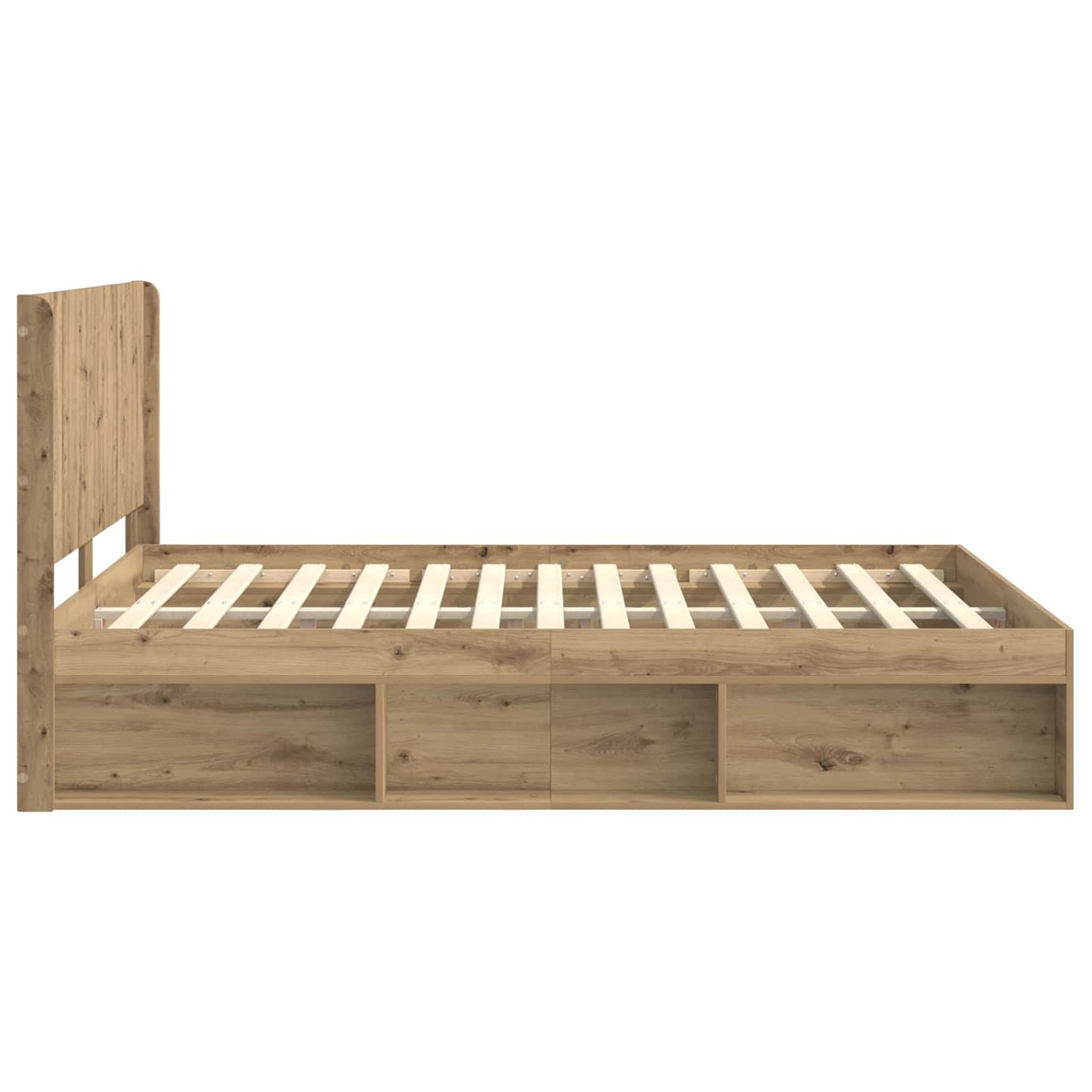 vidaXL Καλάθι με αποθήκη και κεφαλάρι Artisan Δρυς 150 x 200 cm