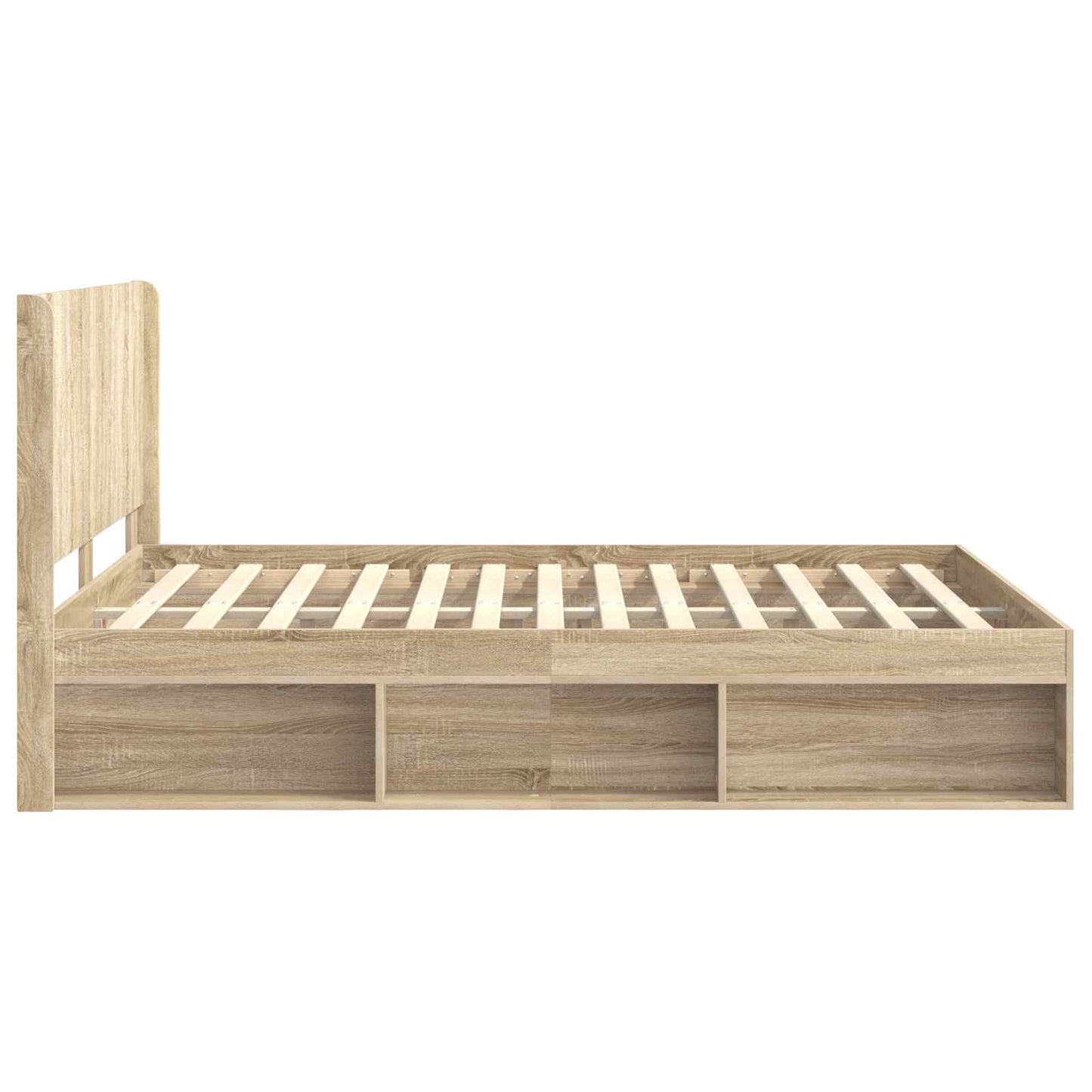 vidaXL Καλάθι με αποθήκη και κεφαλάρι Sonoma Δρυς 120 x 200 cm