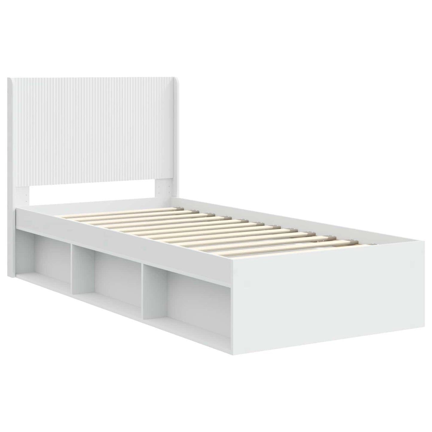 vidaXL Καλάθι με αποθήκη και κεφαλάρι Λευκό 100 x 200 cm
