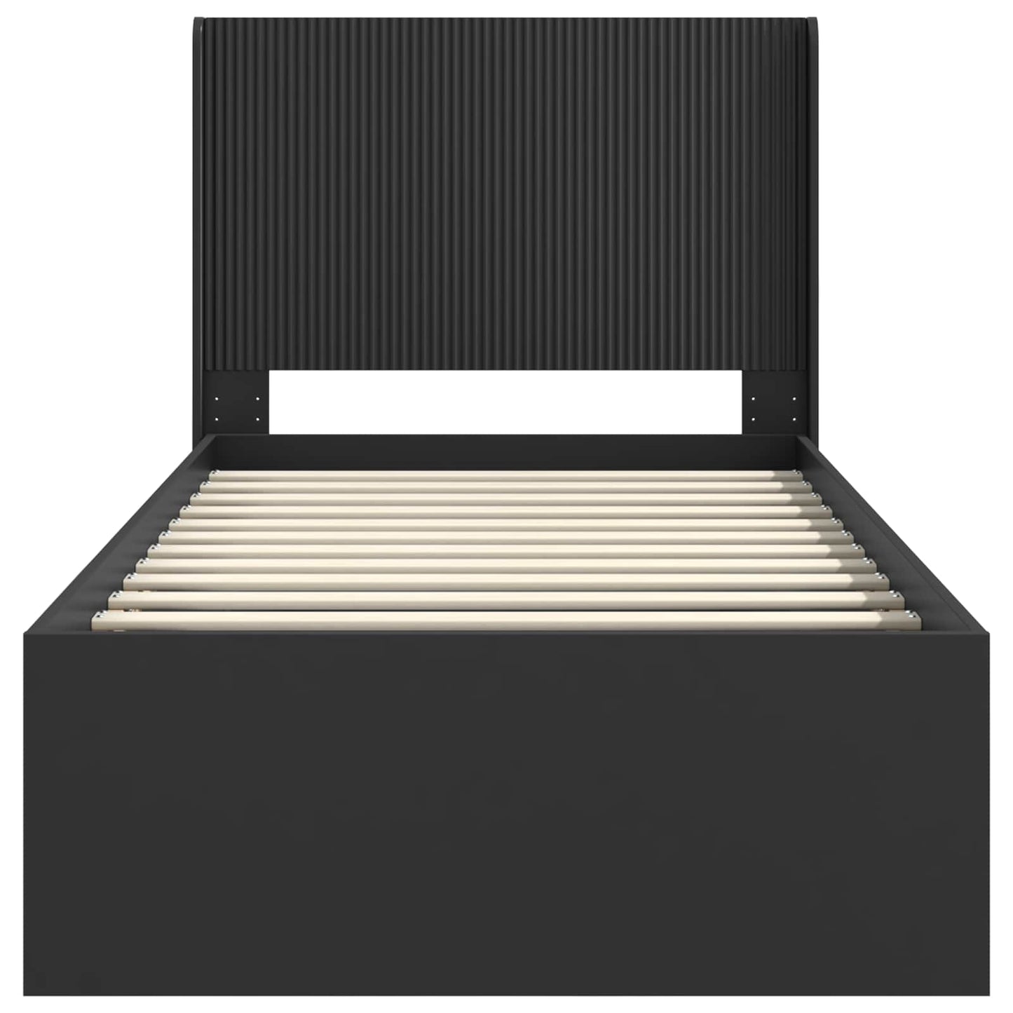 vidaXL Καλάθι με αποθήκη και κεφαλάρι Μαύρο 100 x 200 cm