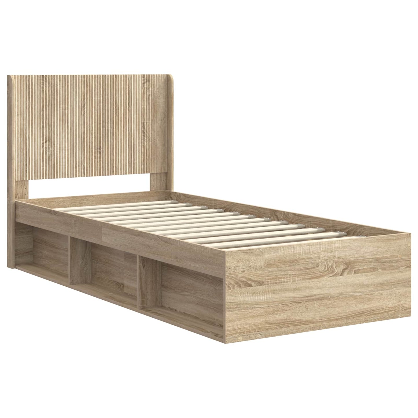 vidaXL Καλάθι με αποθήκη και κεφαλάρι Sonoma Δρυς 75 x 190 cm