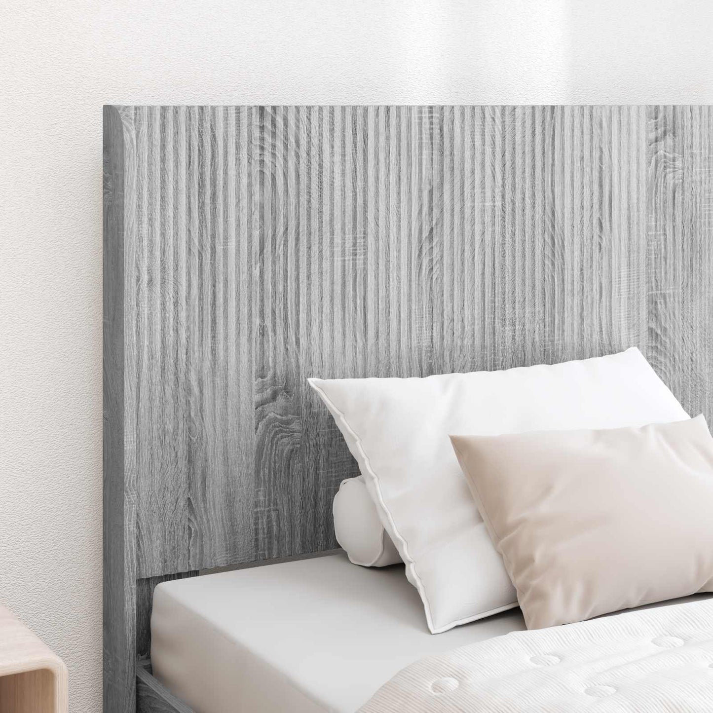 vidaXL Καλάθι με αποθήκη και κεφαλάρι Γκρι Sonoma 75 x 190 cm