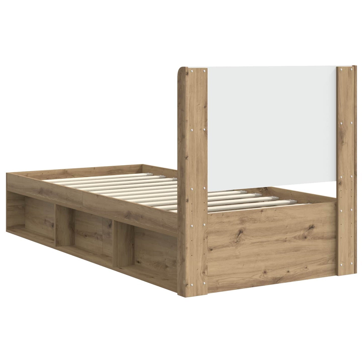 vidaXL Καλάθι με αποθήκη και κεφαλάρι Artisan Δρυς 75 x 190 cm