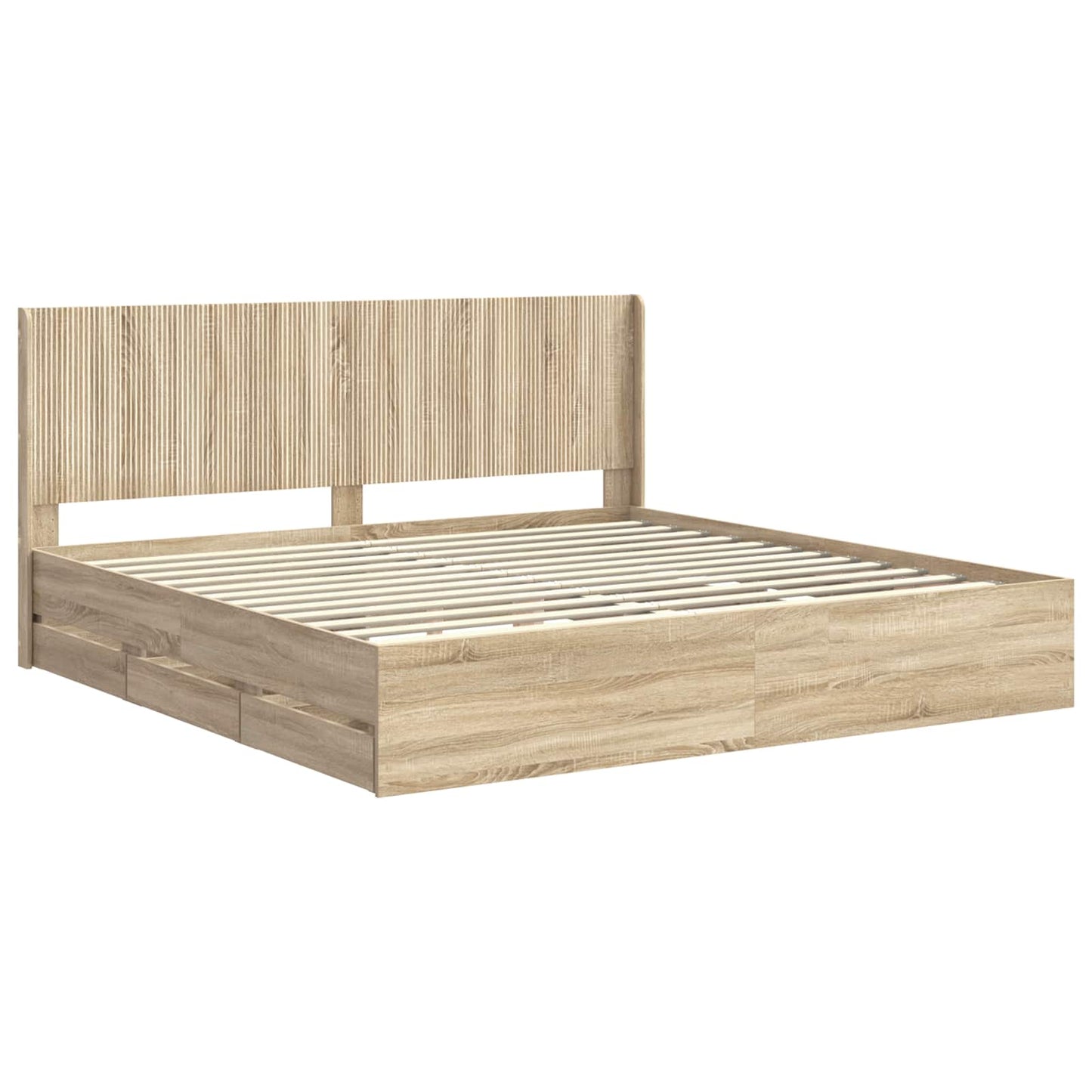 vidaXL Καλάθι με αποθήκη και κεφαλάρι Sonoma Δρυς 200 x 200 cm