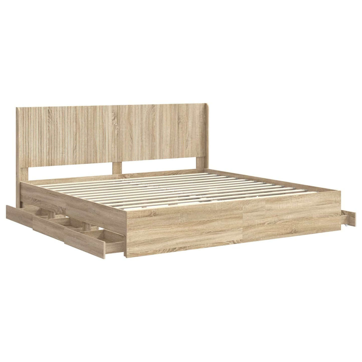 vidaXL Καλάθι με αποθήκη και κεφαλάρι Sonoma Δρυς 200 x 200 cm