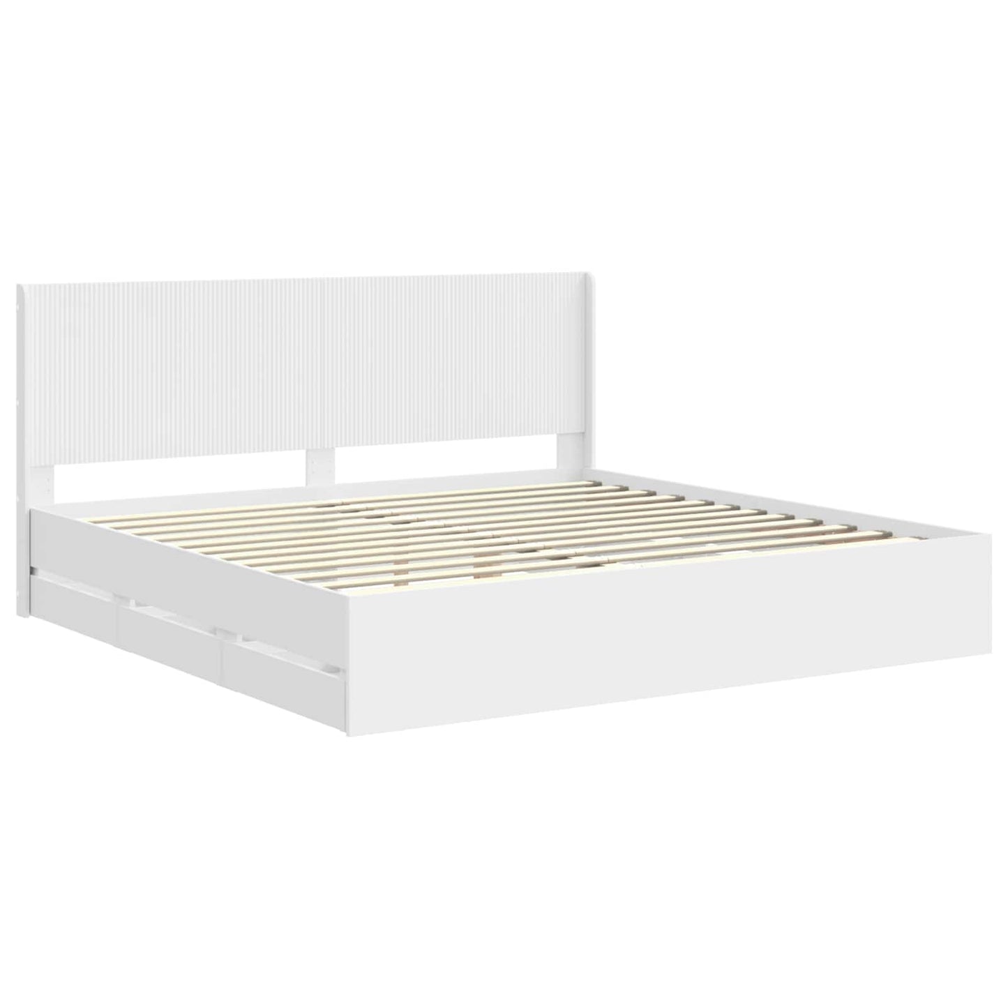 vidaXL Καλάθι με αποθήκη και κεφαλάρι Λευκό 180 x 200 cm
