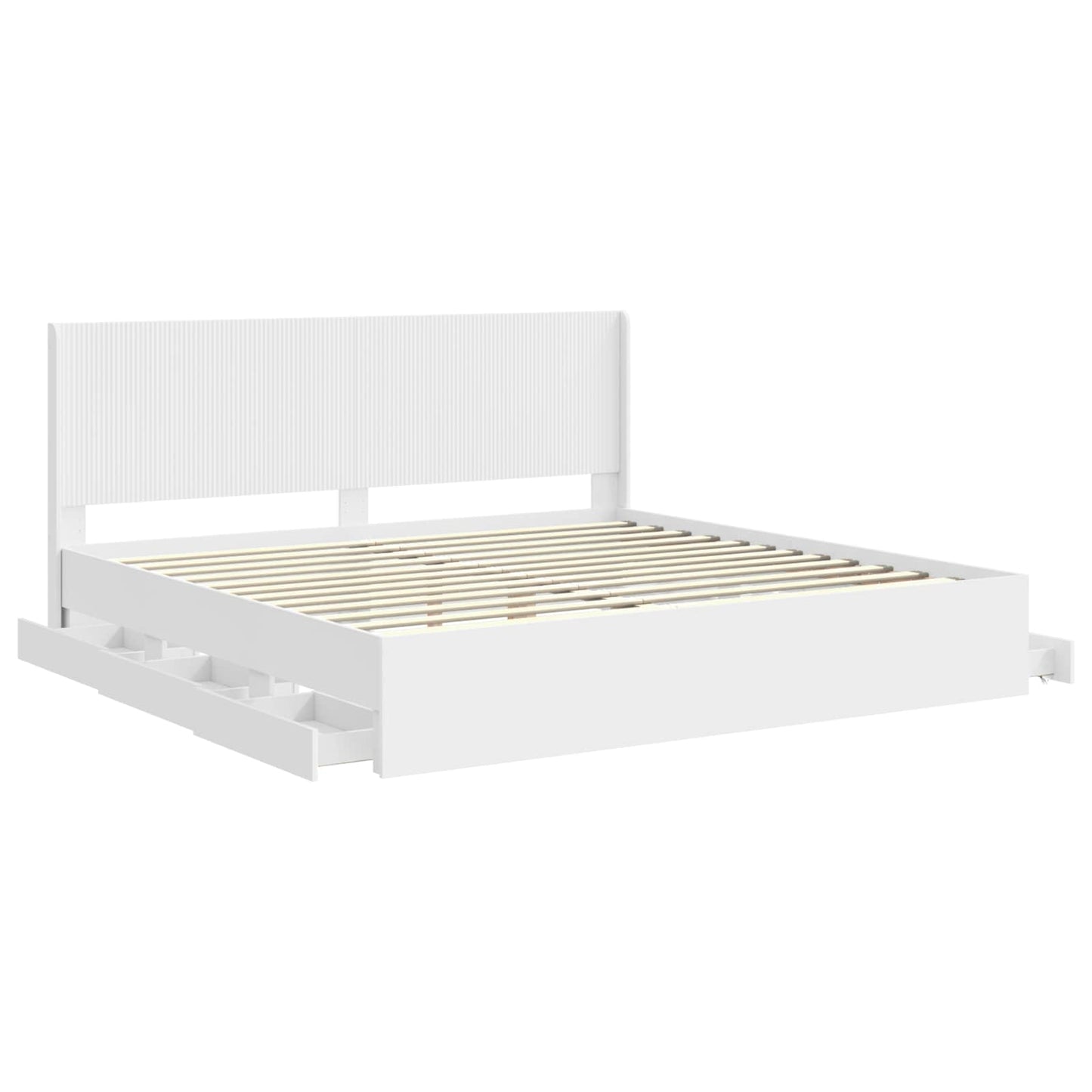vidaXL Καλάθι με αποθήκη και κεφαλάρι Λευκό 180 x 200 cm