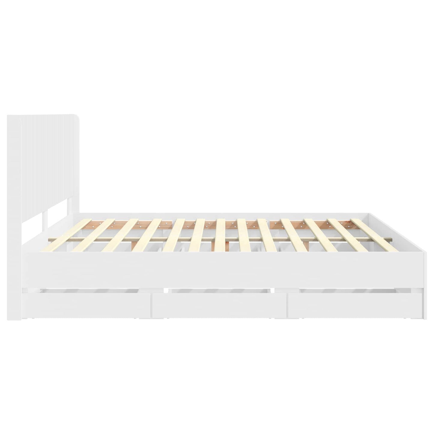 vidaXL Καλάθι με αποθήκη και κεφαλάρι Λευκό 180 x 200 cm