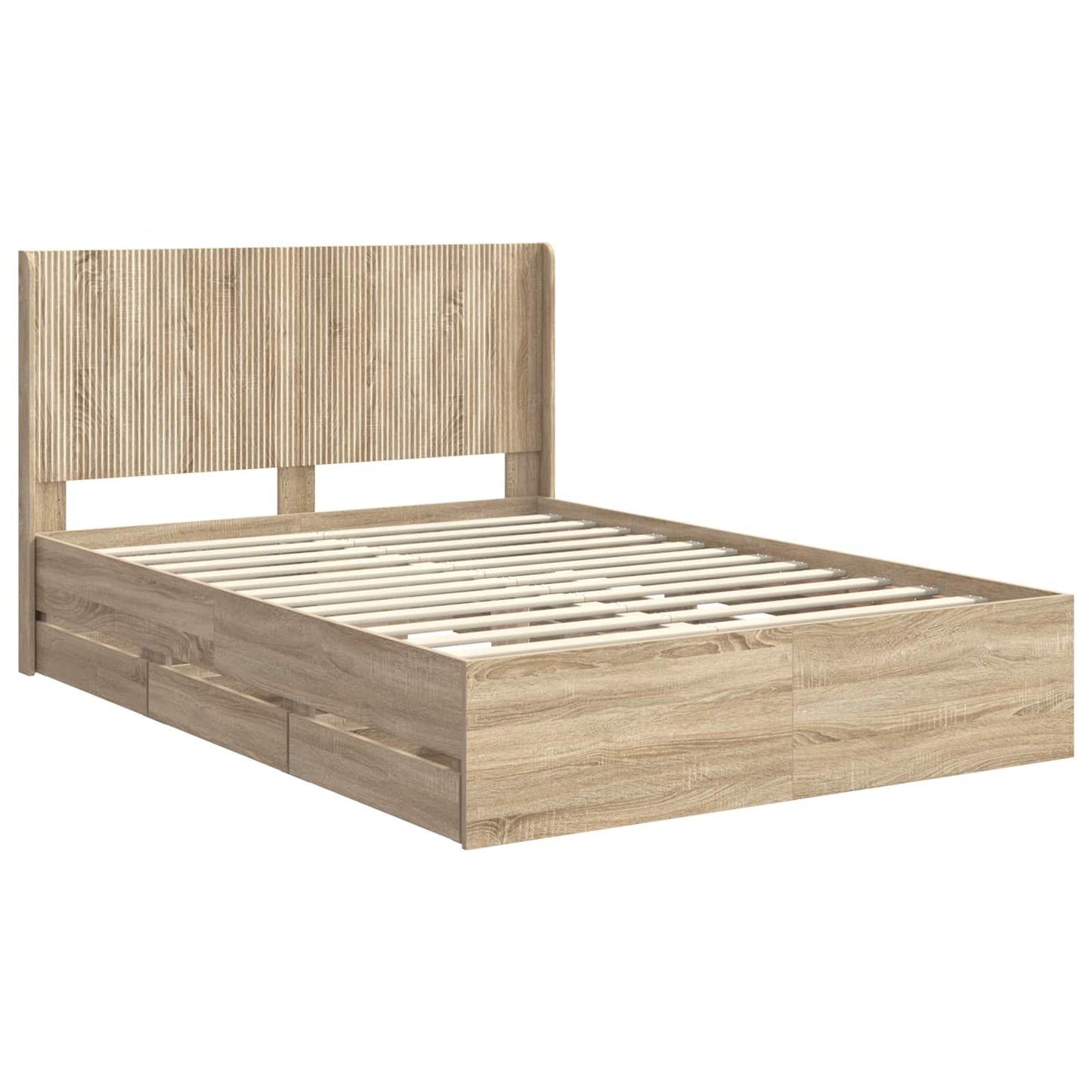 vidaXL Καλάθι με αποθήκη και κεφαλάρι Sonoma Δρυς 120 x 190 cm