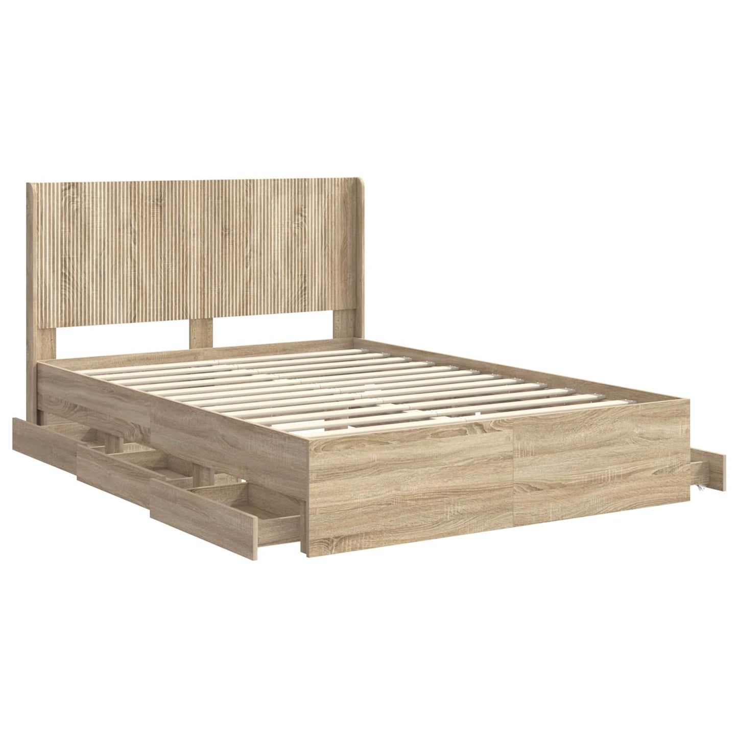 vidaXL Καλάθι με αποθήκη και κεφαλάρι Sonoma Δρυς 120 x 190 cm