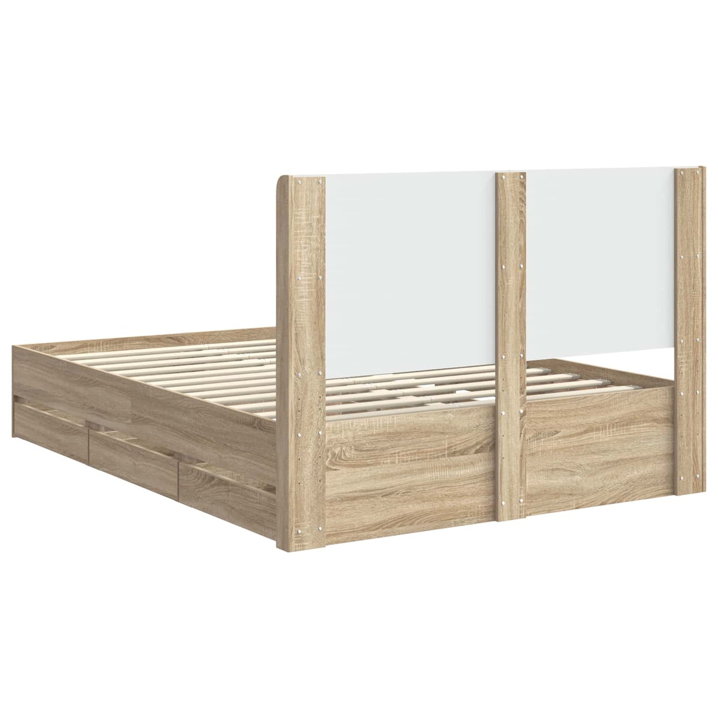 vidaXL Καλάθι με αποθήκη και κεφαλάρι Sonoma Δρυς 120 x 190 cm