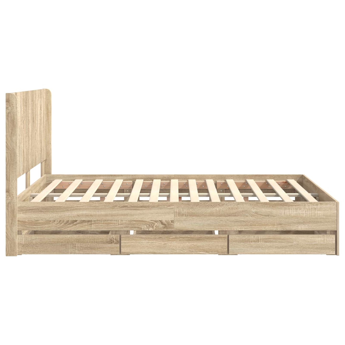 vidaXL Καλάθι με αποθήκη και κεφαλάρι Sonoma Δρυς 120 x 190 cm