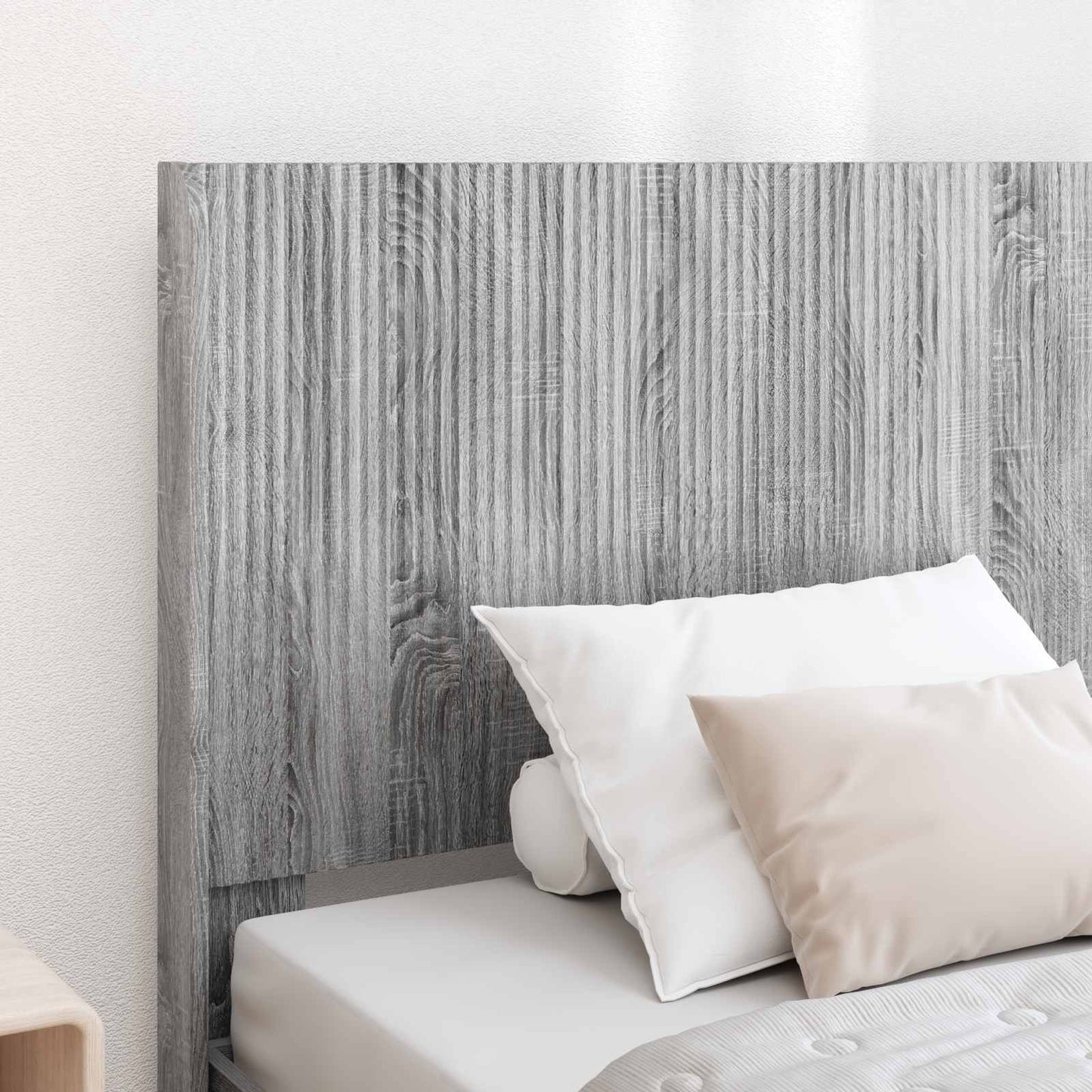 vidaXL Καλάθι με αποθήκη και κεφαλάρι Γκρι Sonoma 90 x 200 cm