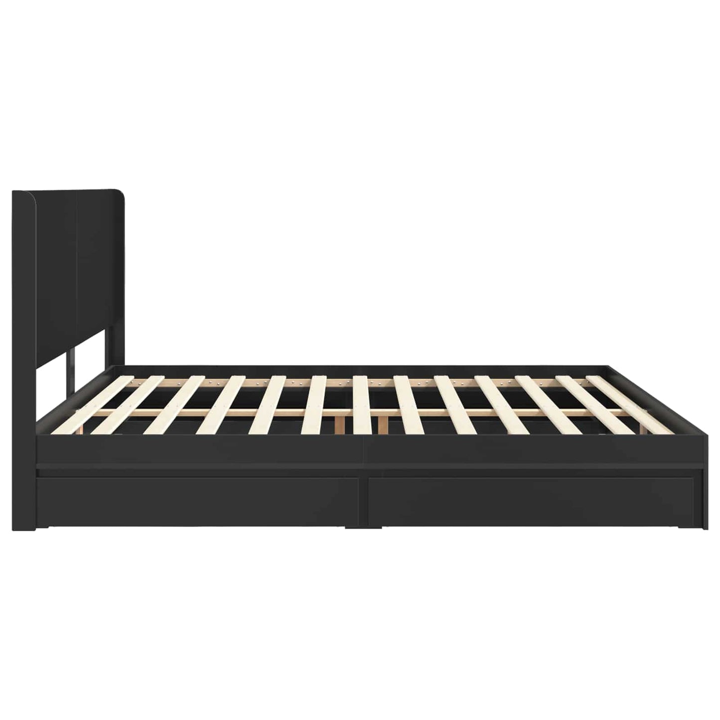 vidaXL Καλάθι με αποθήκη και κεφαλάρι Μαύρο 200 x 200 cm