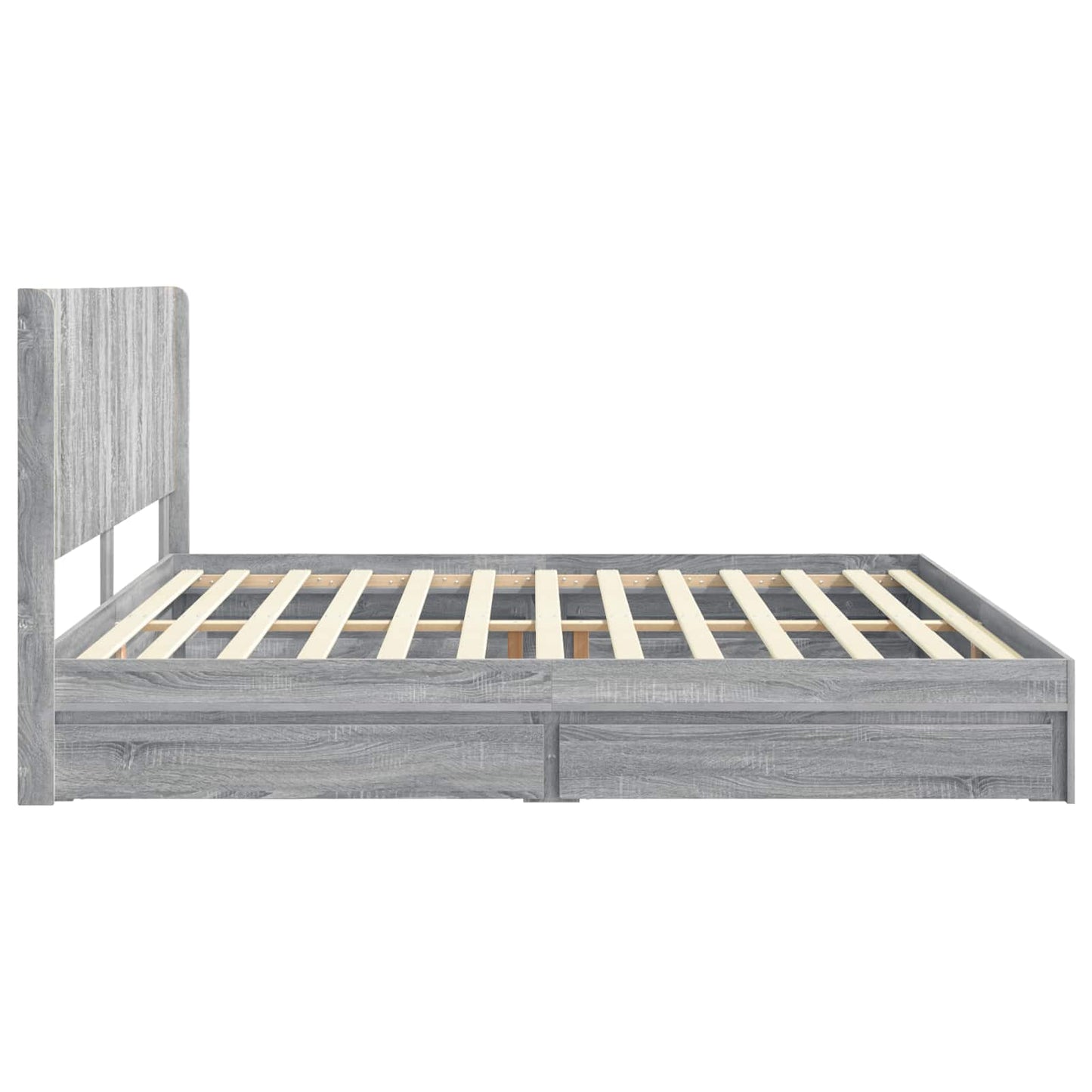vidaXL Καλάθι με αποθήκη και κεφαλάρι Γκρι Sonoma 200 x 200 cm
