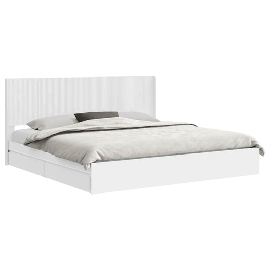vidaXL Καλάθι με αποθήκη και κεφαλάρι Λευκό 180 x 200 cm