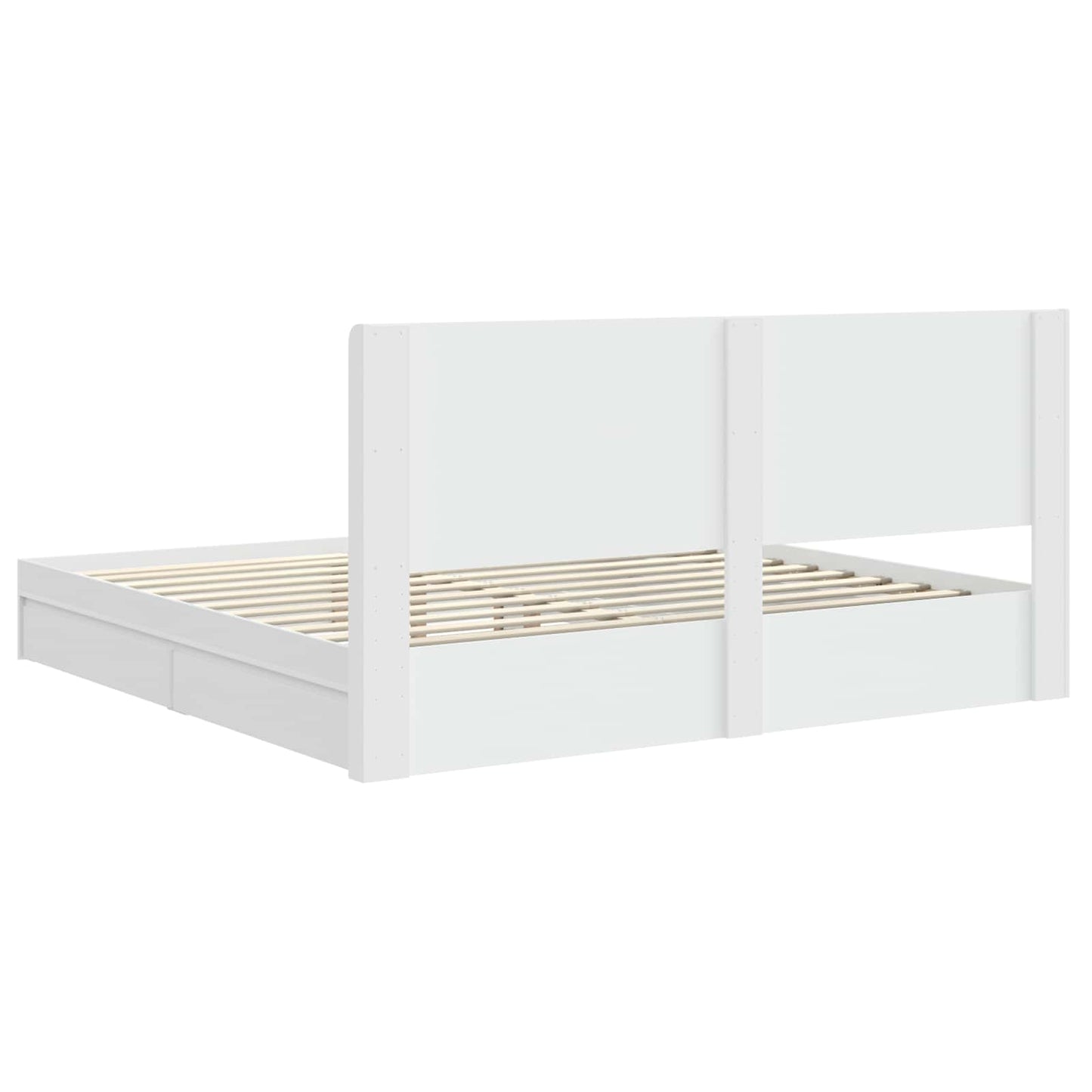 vidaXL Καλάθι με αποθήκη και κεφαλάρι Λευκό 180 x 200 cm