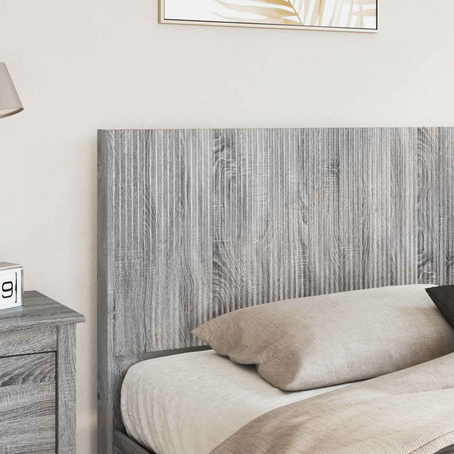 vidaXL Καλάθι με αποθήκη και κεφαλάρι Γκρι Sonoma 180 x 200 cm