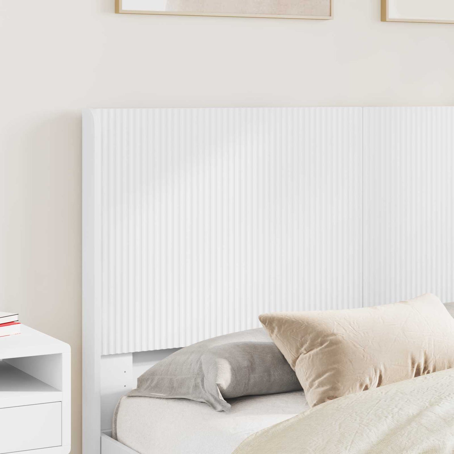 vidaXL Καλάθι με αποθήκη και κεφαλάρι Λευκό 160 x 200 cm