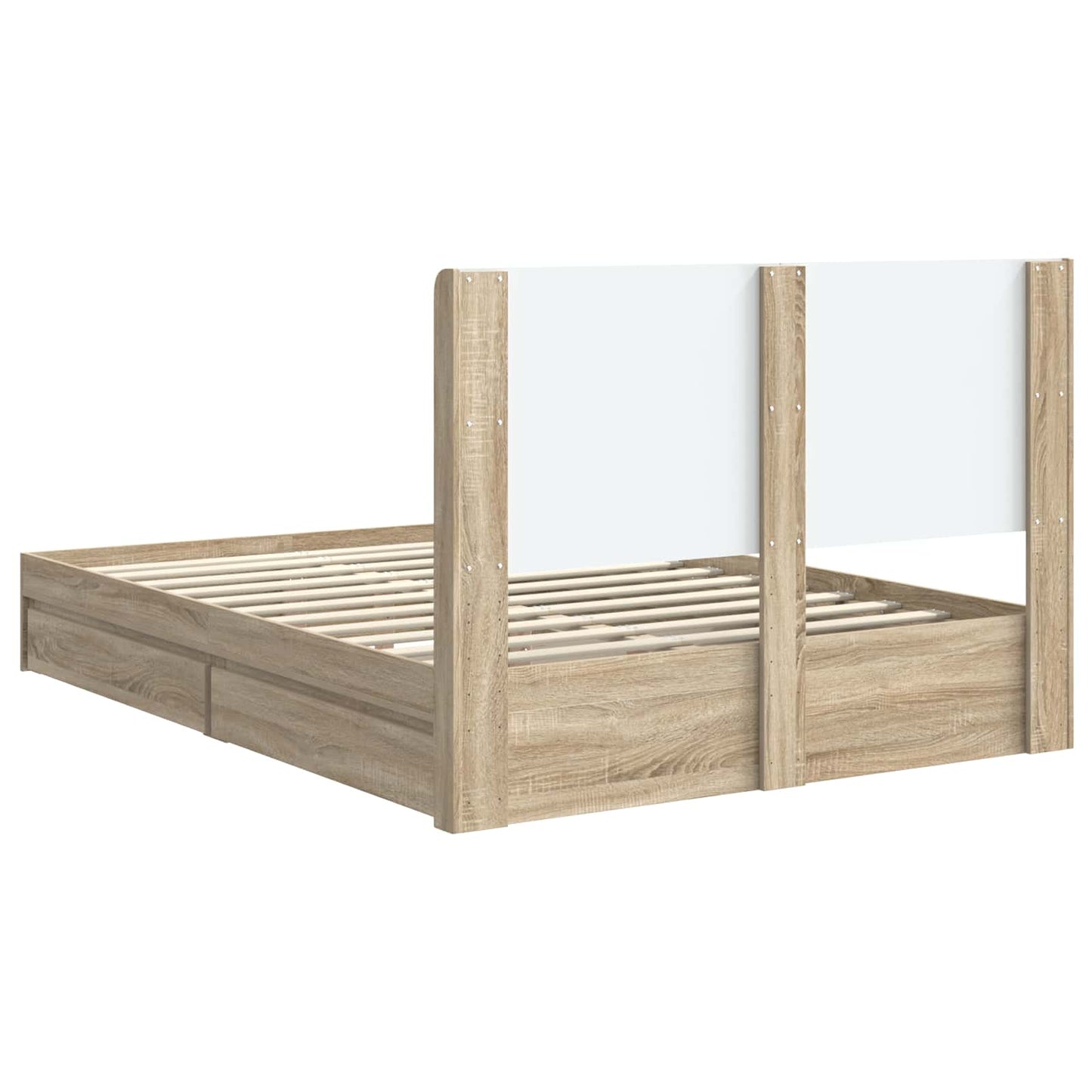 vidaXL Καλάθι με αποθήκη και κεφαλάρι 3 pcs Επεξεργασμένο Ξύλο