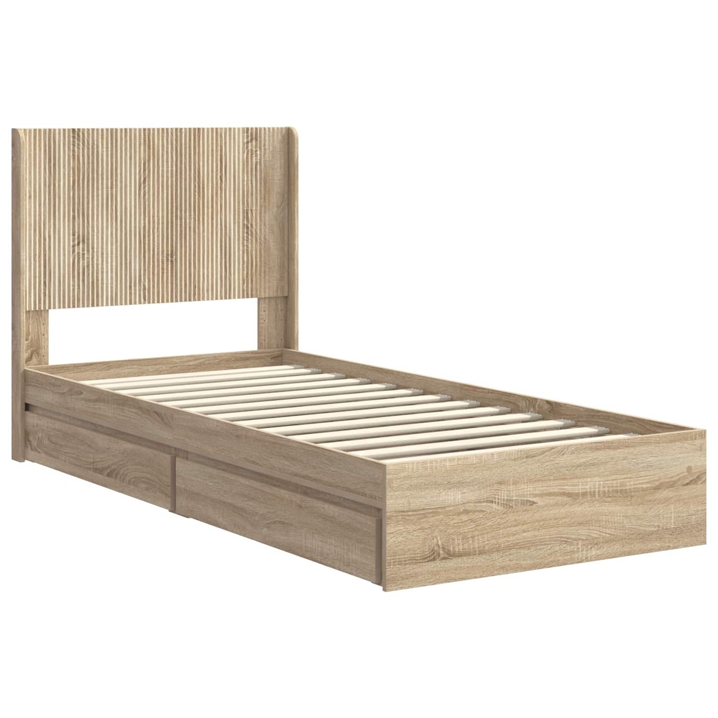 vidaXL Καλάθι με αποθήκη και κεφαλάρι Sonoma Δρυς 100 x 200 cm