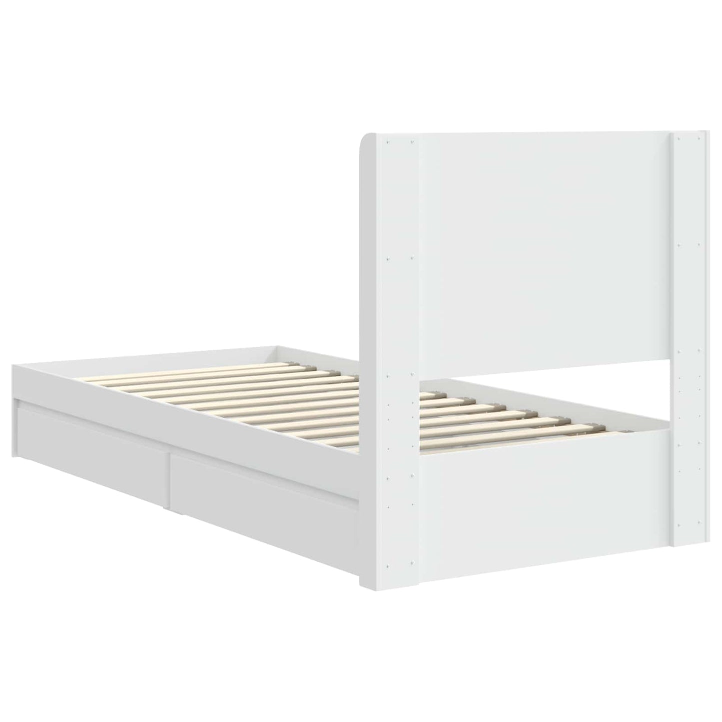 vidaXL Καλάθι με αποθήκη και κεφαλάρι Λευκό 90 x 200 cm
