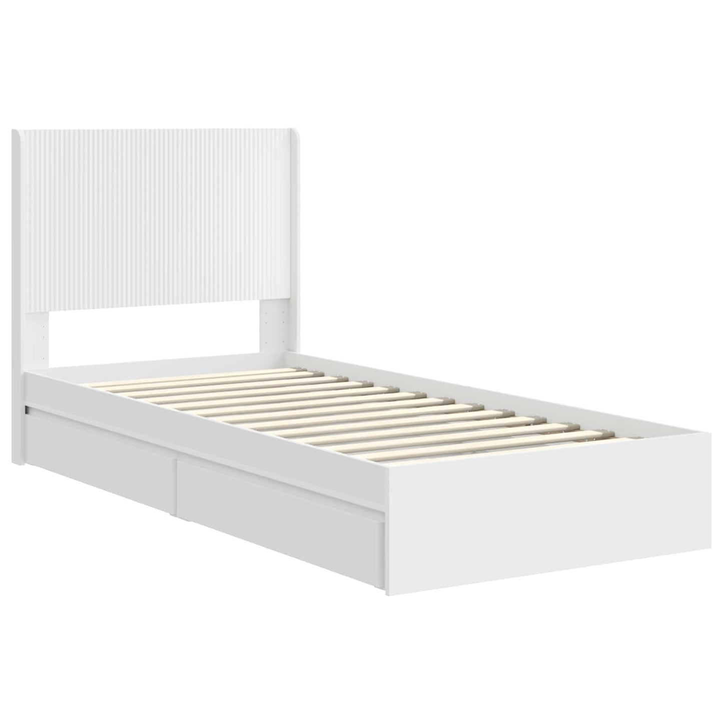 vidaXL Καλάθι με αποθήκη και κεφαλάρι Λευκό 75 x 190 cm