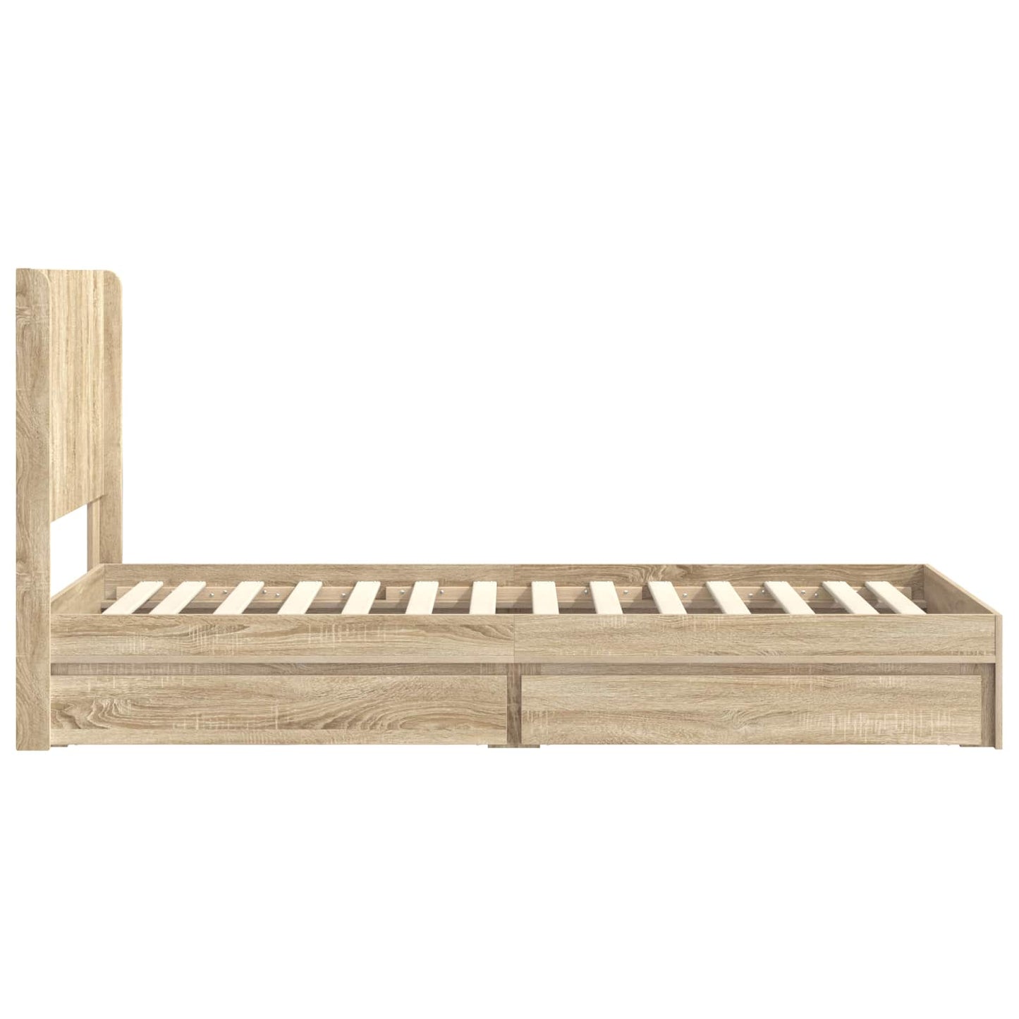 vidaXL Καλάθι με αποθήκη και κεφαλάρι Sonoma Δρυς 75 x 190 cm