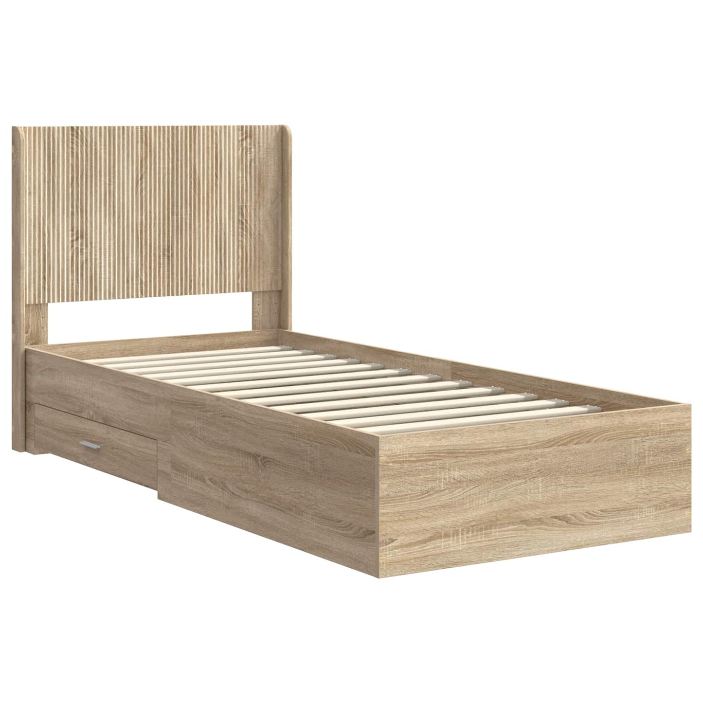 vidaXL Καλάθι με αποθήκη και κεφαλάρι Sonoma Δρυς 100 x 200 cm