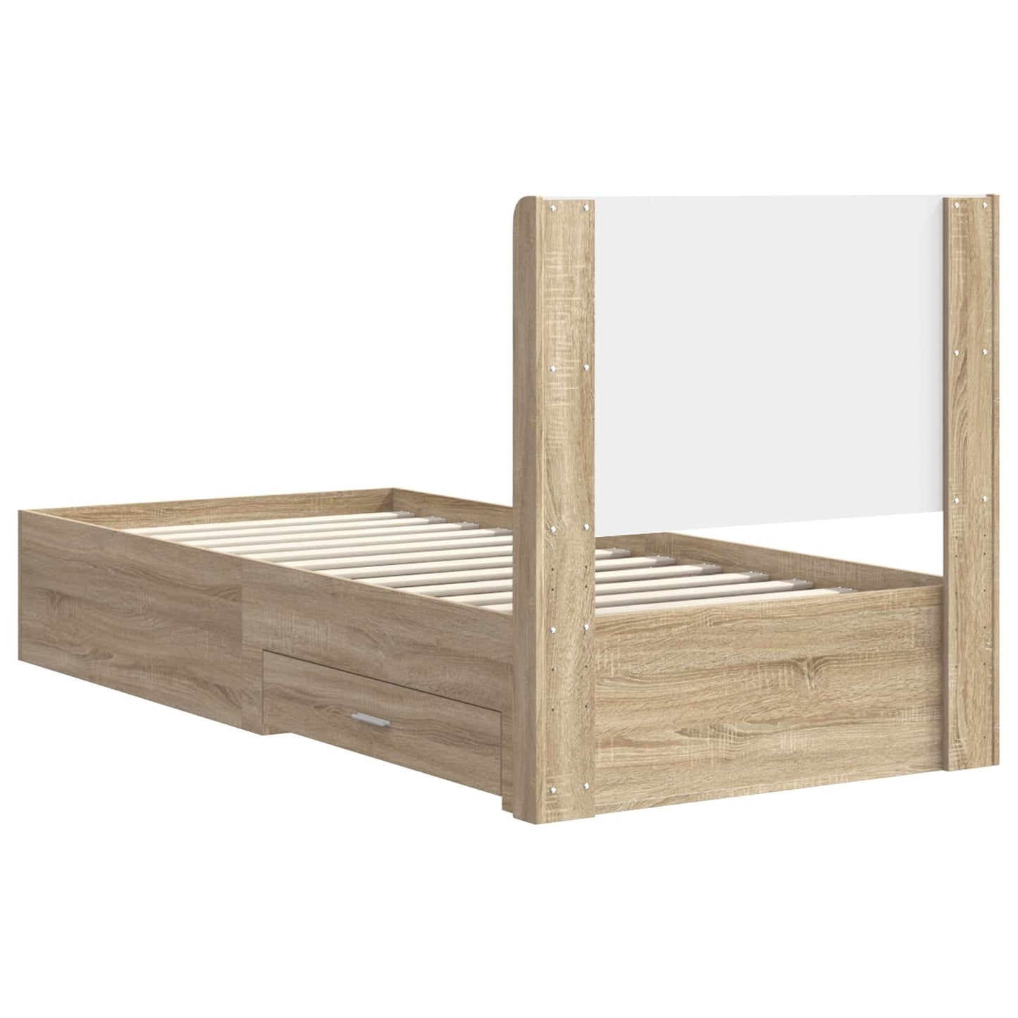 vidaXL Καλάθι με αποθήκη και κεφαλάρι Sonoma Δρυς 100 x 200 cm