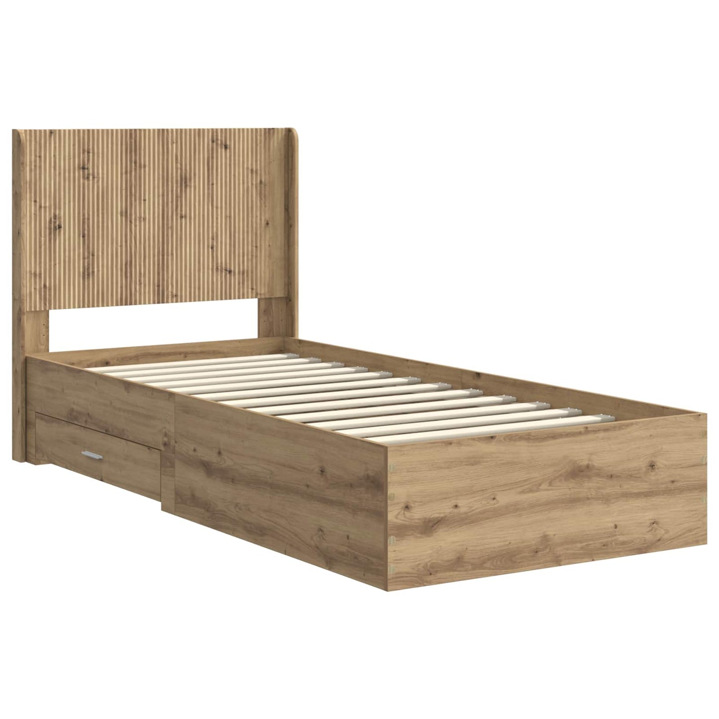 vidaXL Καλάθι με αποθήκη και κεφαλάρι Artisan Δρυς 100 x 200 cm